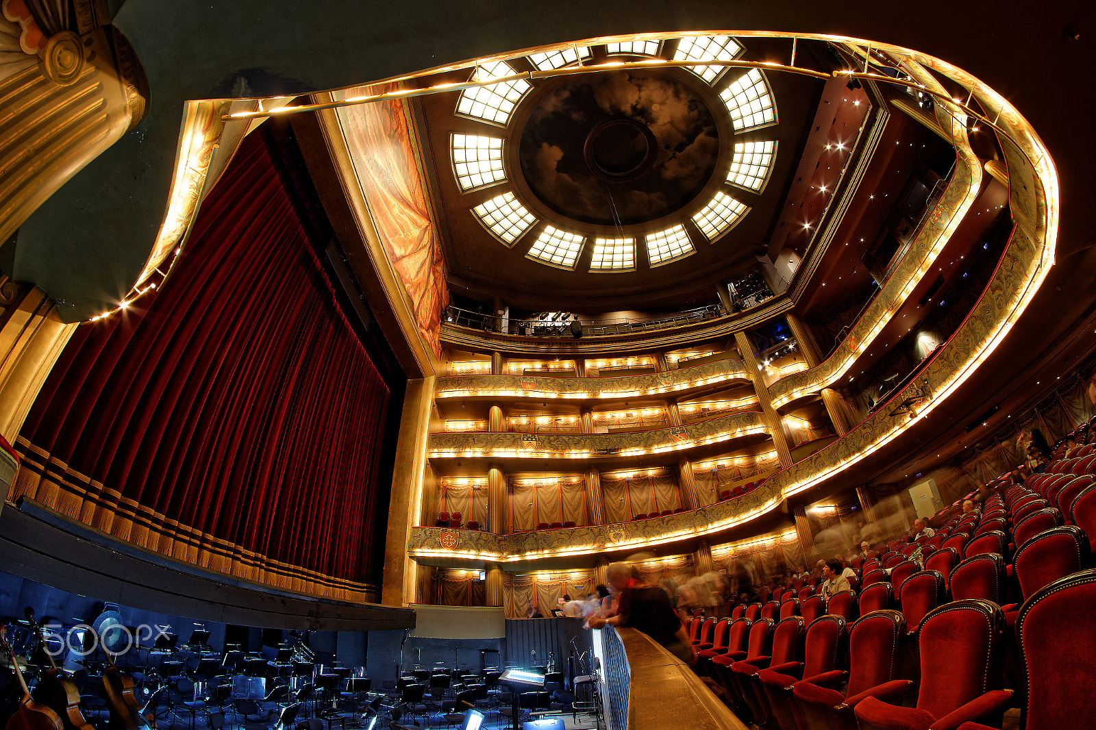 Samyang 8mm F3.5 Aspherical IF MC Fisheye sample photo. The phantom of the opera (toulouse, france) photography