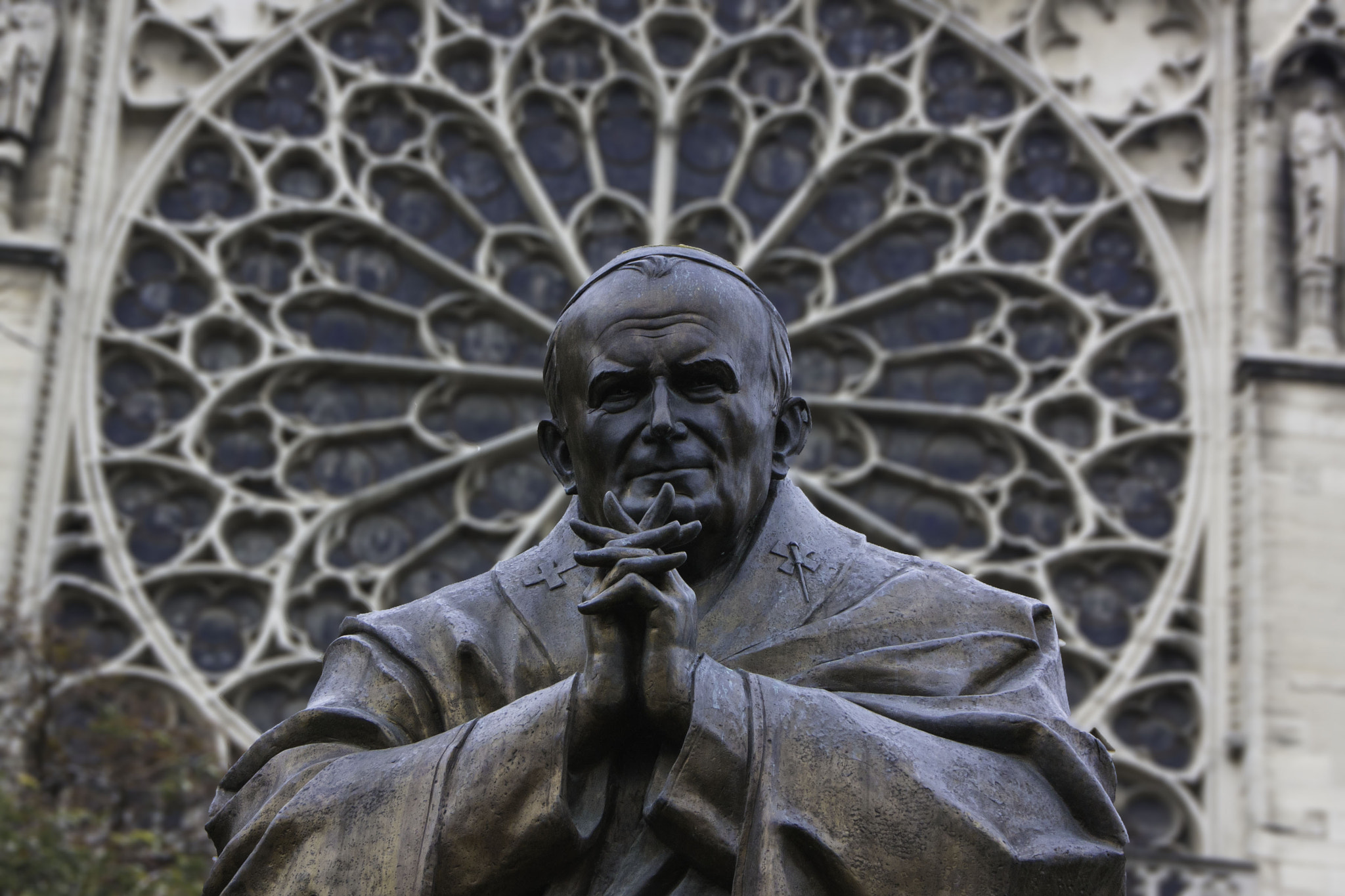 Sigma 18-250mm F3.5-6.3 DC OS HSM sample photo. Pope john paul ii at notre dame photography