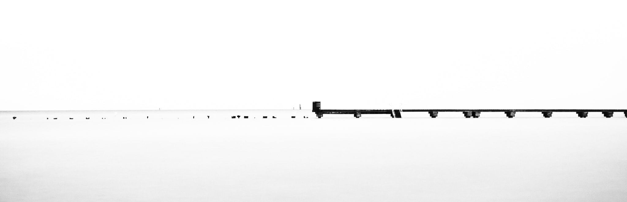 Canon EF-S 18-55mm F3.5-5.6 sample photo. Long pier photography