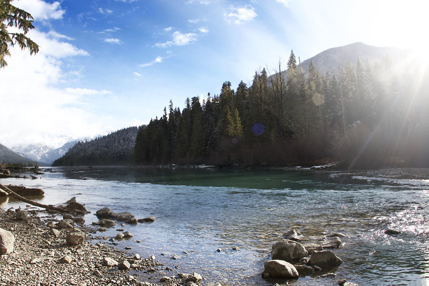 Canon EOS 7D + Canon EF 15mm F2.8 Fisheye sample photo. Cheakamus lake photography