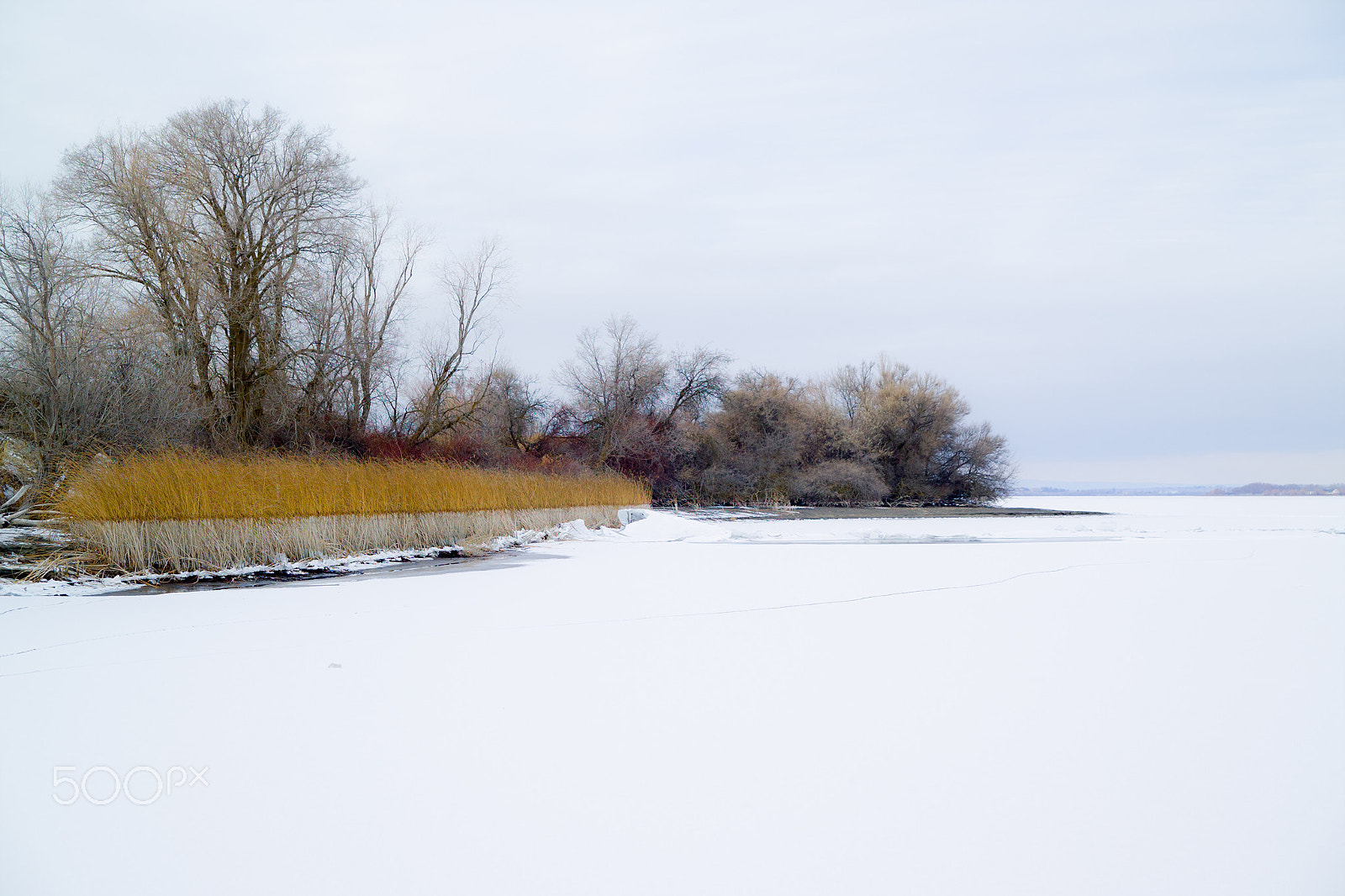 Kodak DCS Pro SLR/n sample photo. Winter lake photography