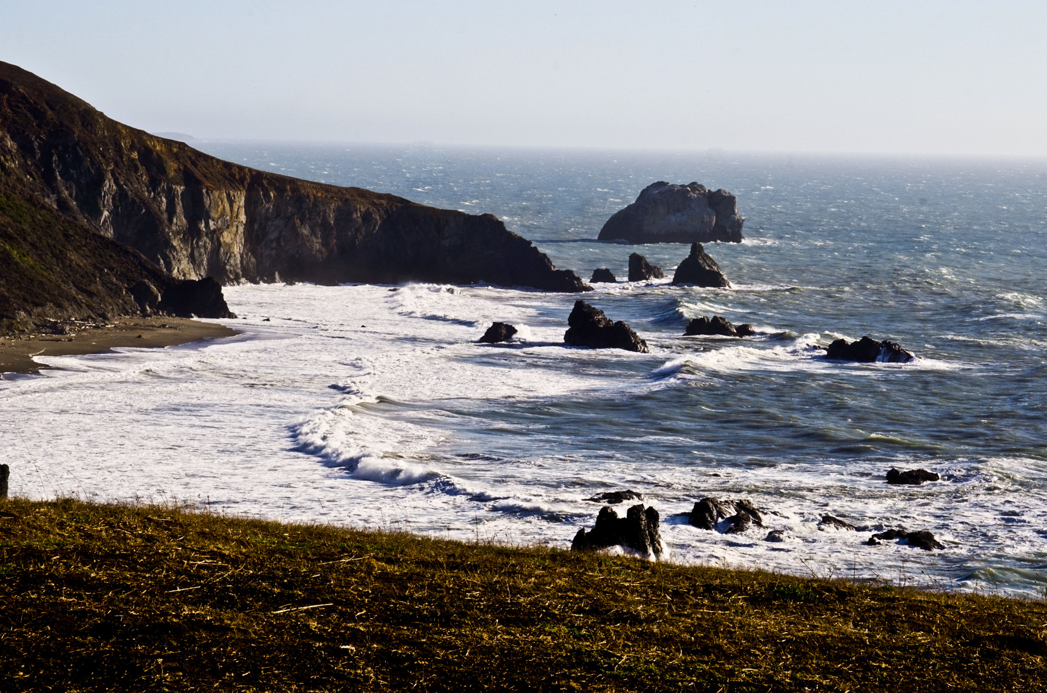 Sony a6000 + Sony FE 24-240mm F3.5-6.3 OSS sample photo. Goat beach photography