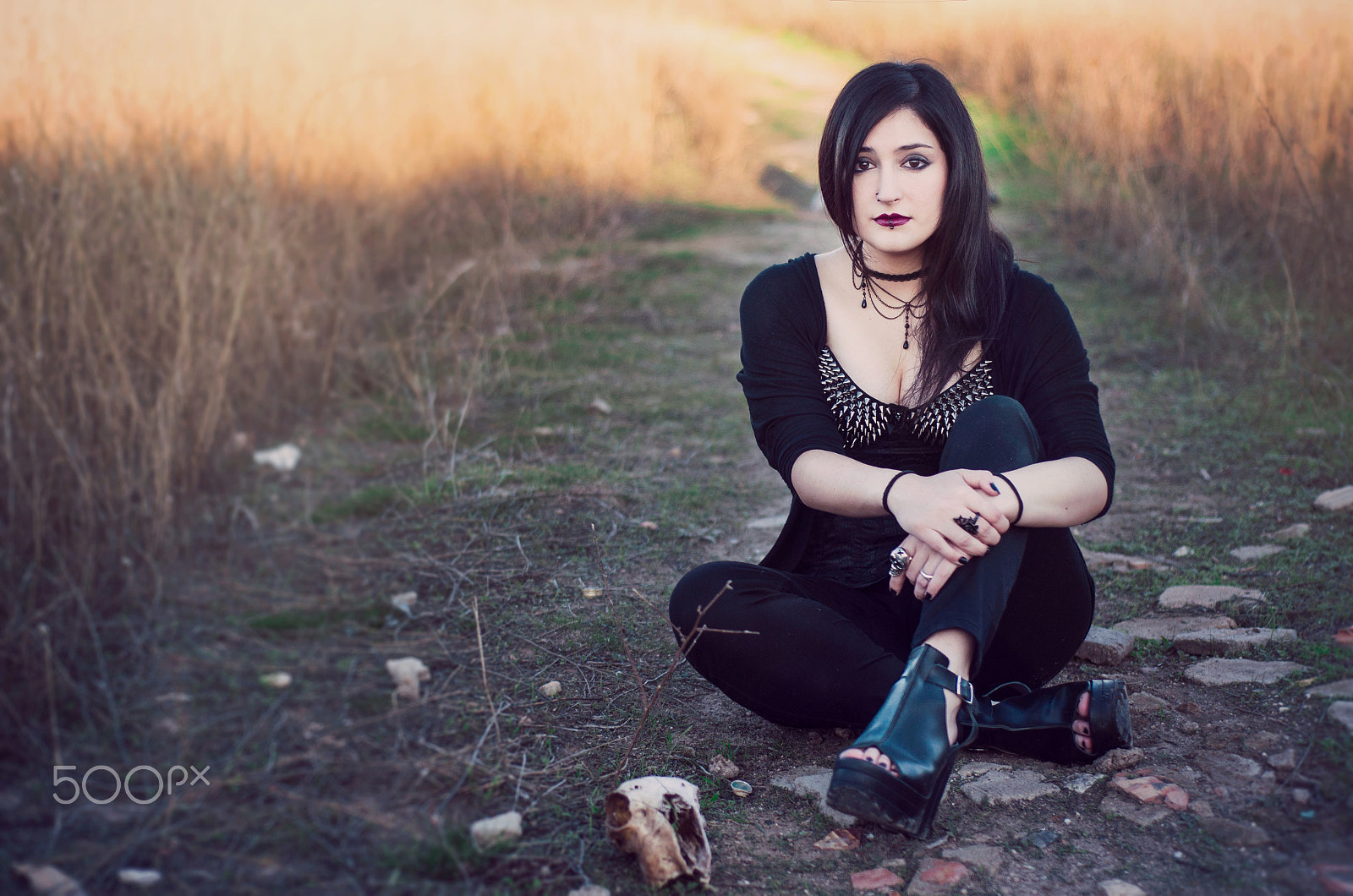 Nikon D5100 + AF Nikkor 50mm f/1.8 sample photo. Gothic photoshoot photography