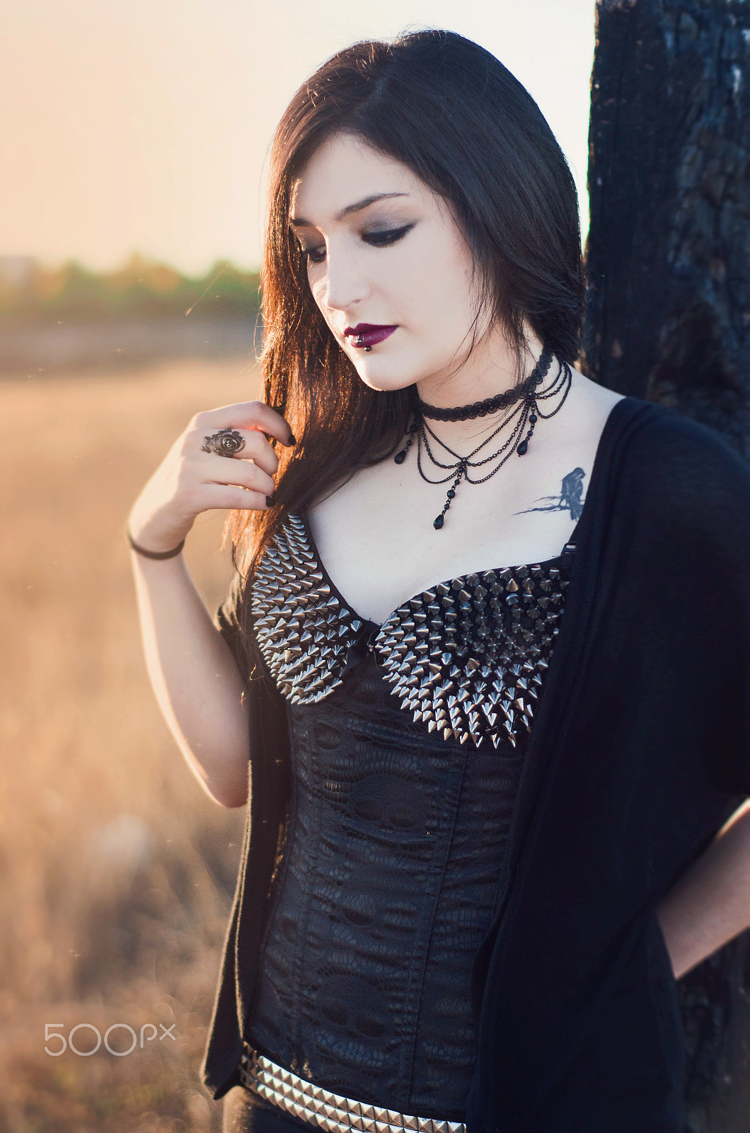 Nikon D5100 + AF Nikkor 50mm f/1.8 sample photo. Gothic photoshoot photography