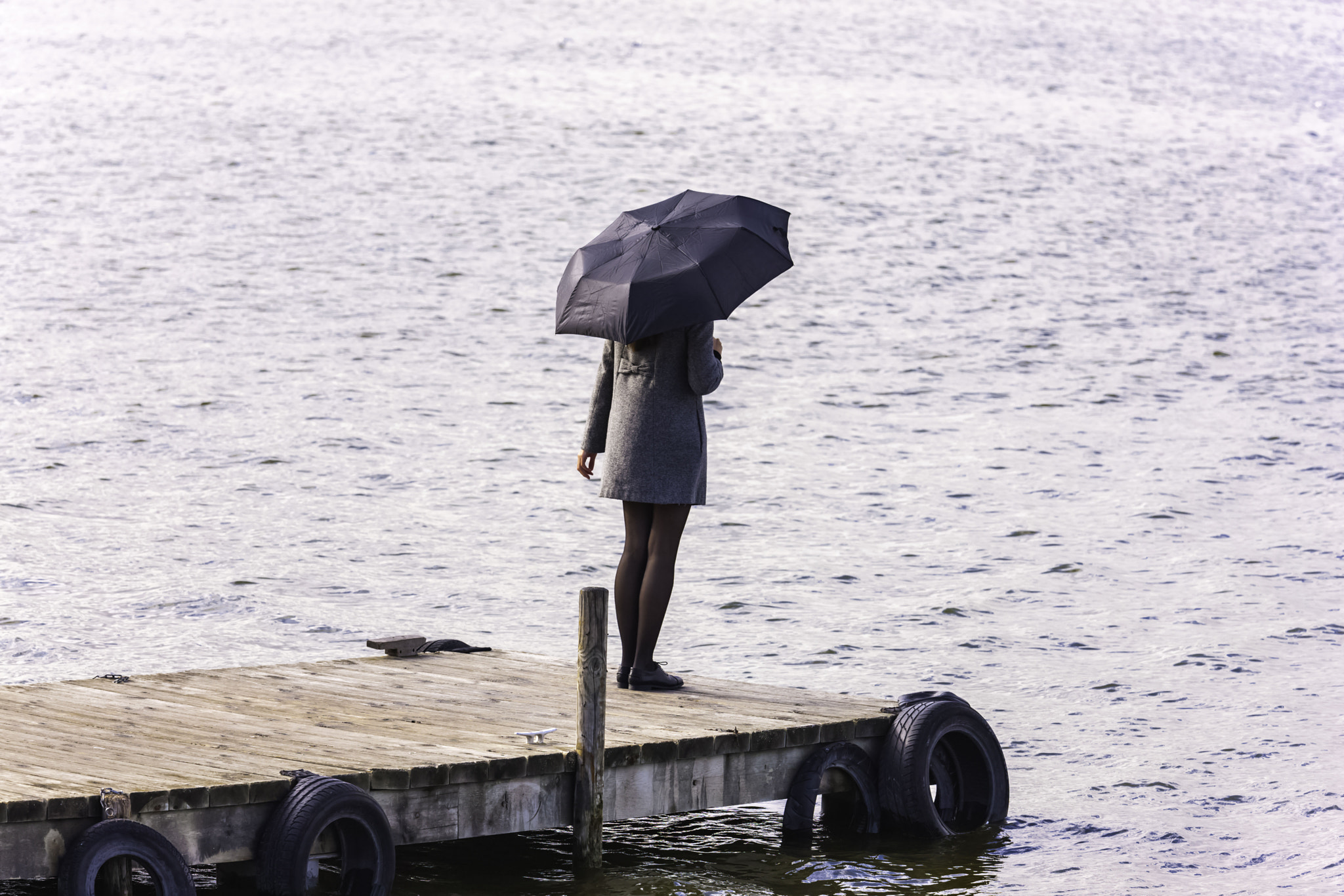 Canon EF 70-200mm F4L IS USM sample photo. Girl with umbrella photography