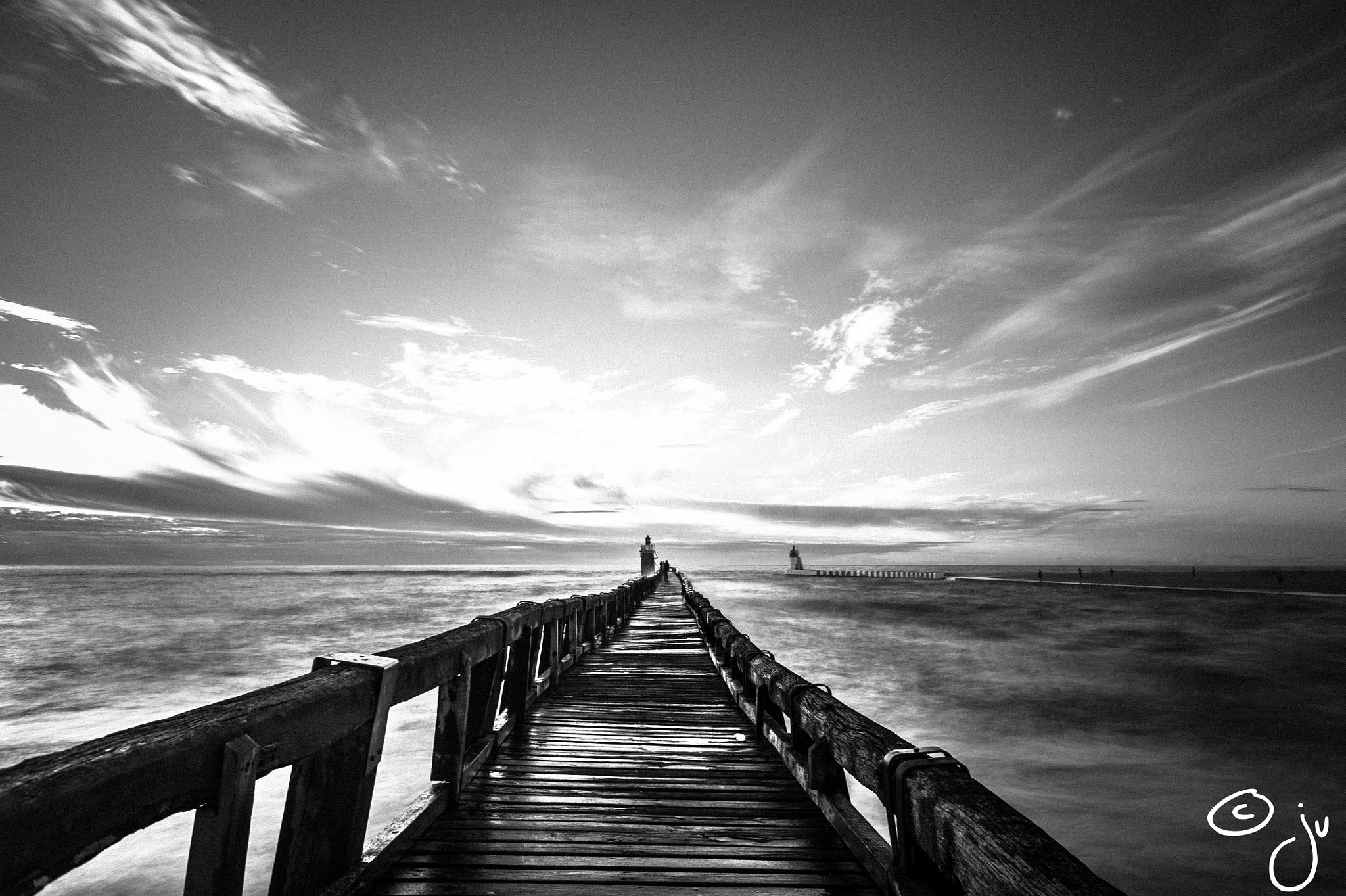 Nikon D3 + Nikon AF Nikkor 24mm F2.8D sample photo. Sunset capbreton bnw photography