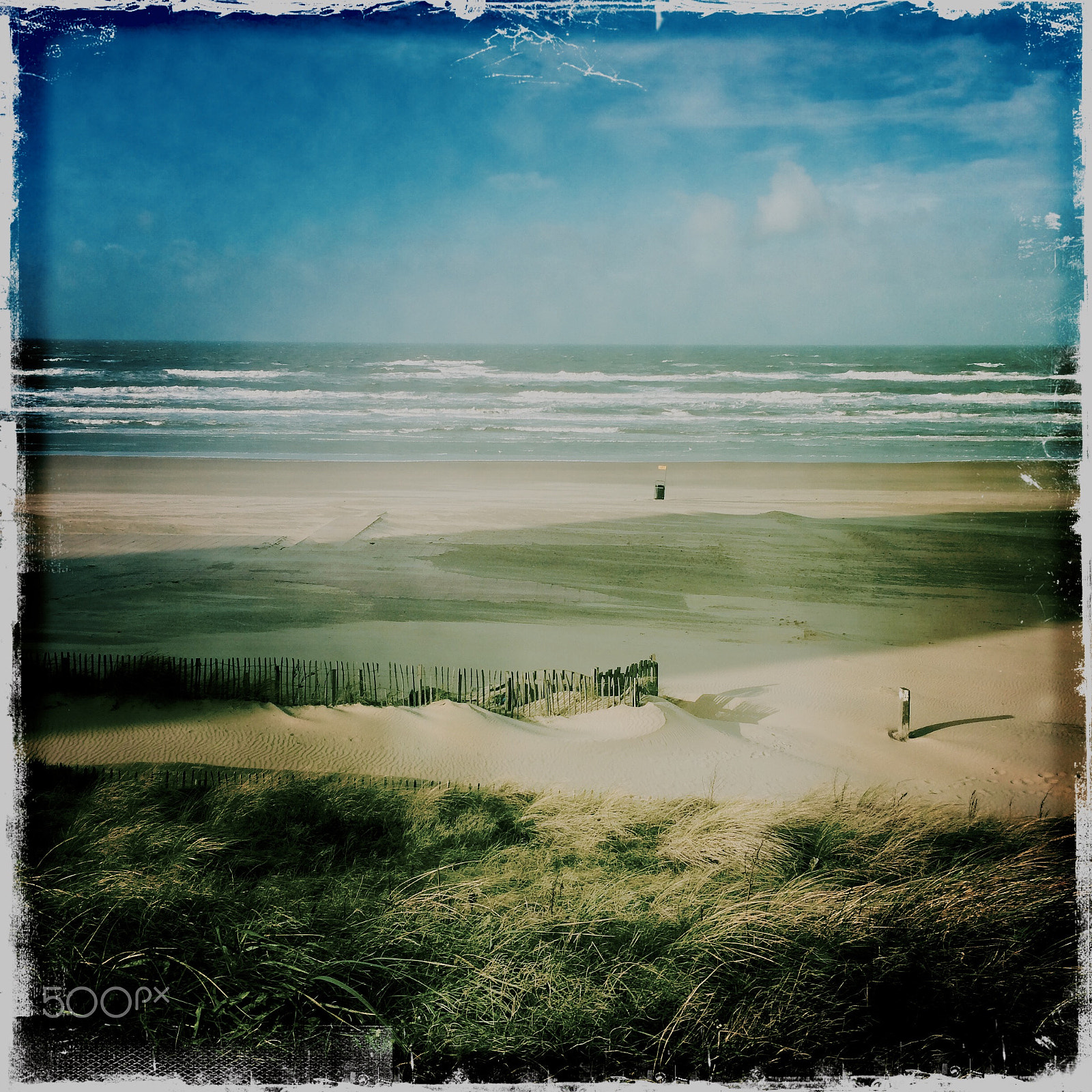Hipstamatic 303 sample photo. Sea sand and dunes photography