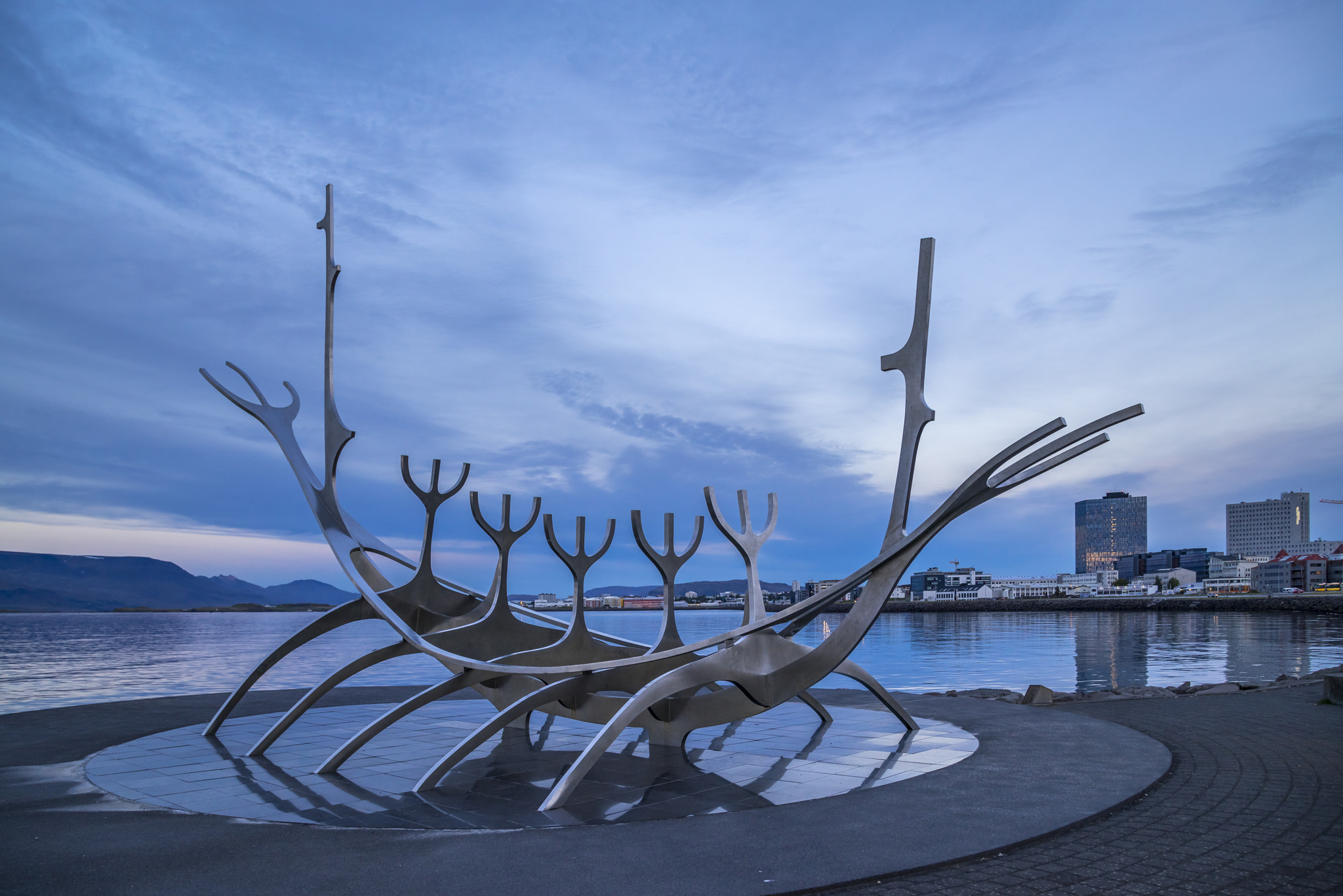 Sony a7R + Canon EF 24-105mm F4L IS USM sample photo. Sun voyager iceland photography