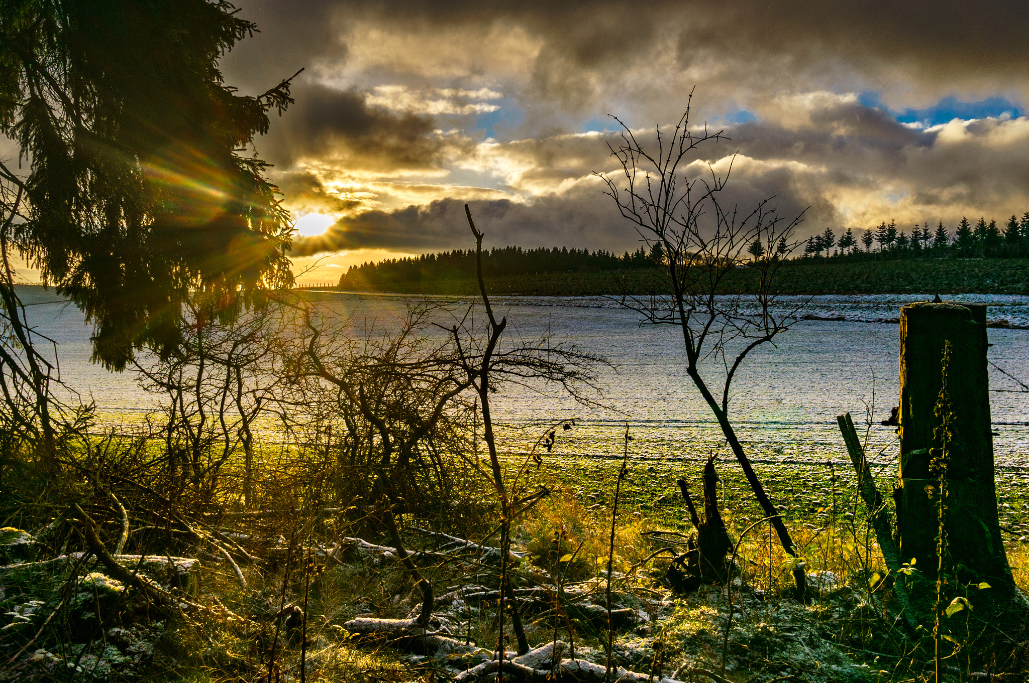 Sony Alpha NEX-5R + Sigma 19mm F2.8 EX DN sample photo. Snow in sauerland photography