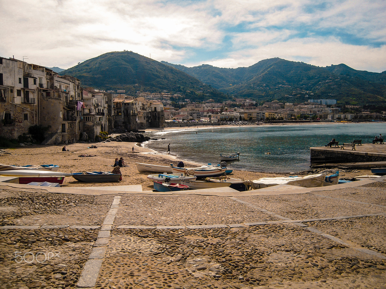 Nikon Coolpix S610 sample photo. Cefalù, porto photography