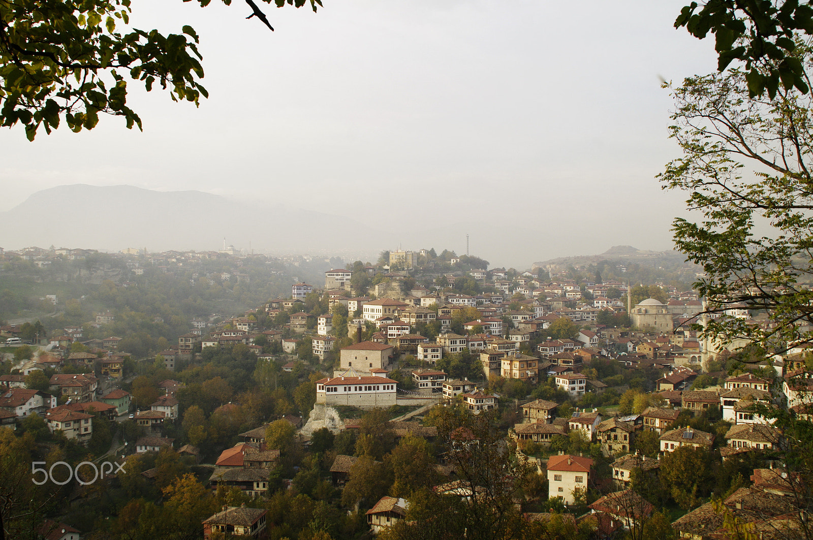 Tamron AF 18-200mm F3.5-6.3 XR Di II LD Aspherical (IF) Macro sample photo. Fog in safranbolu photography