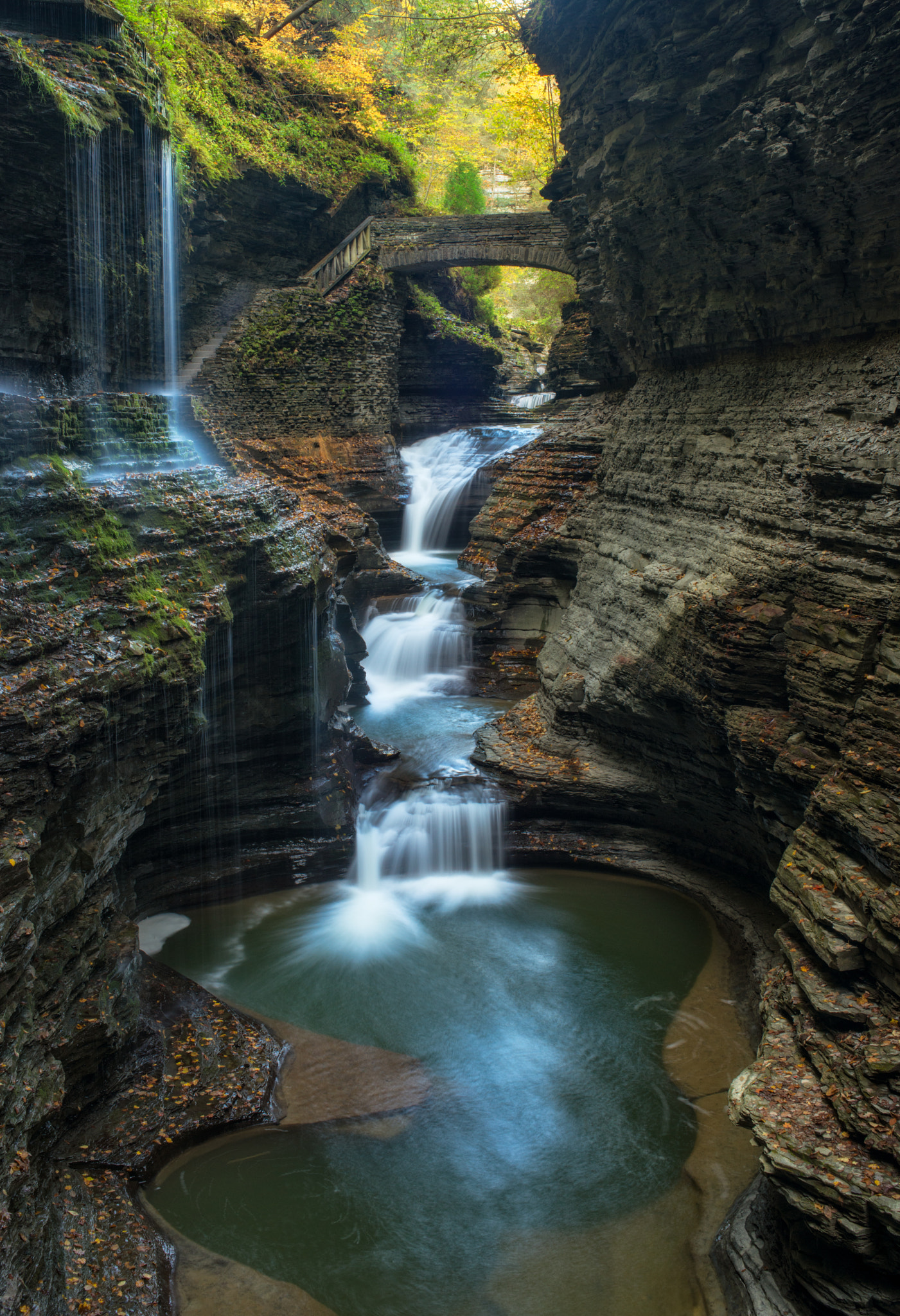 AF Zoom-Nikkor 35-70mm f/3.3-4.5 sample photo. Rainbow falls photography