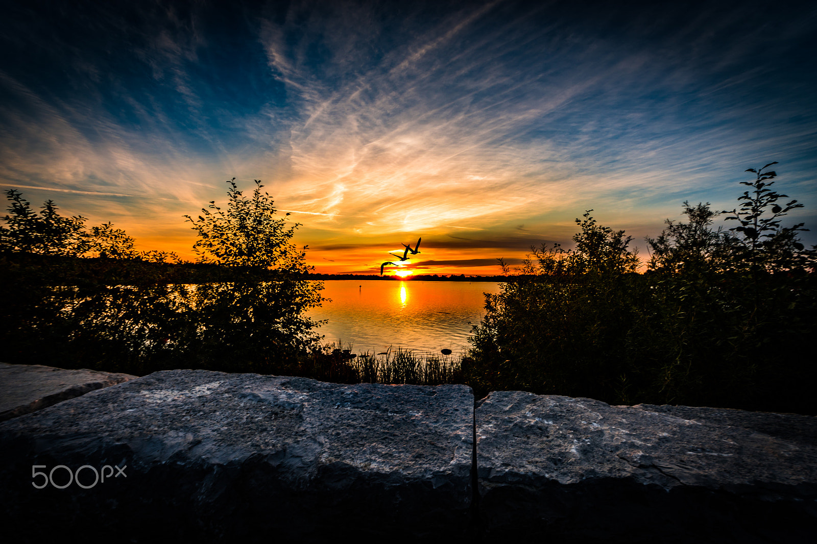 Sigma 8-16mm F4.5-5.6 DC HSM sample photo. Sunset lake photography