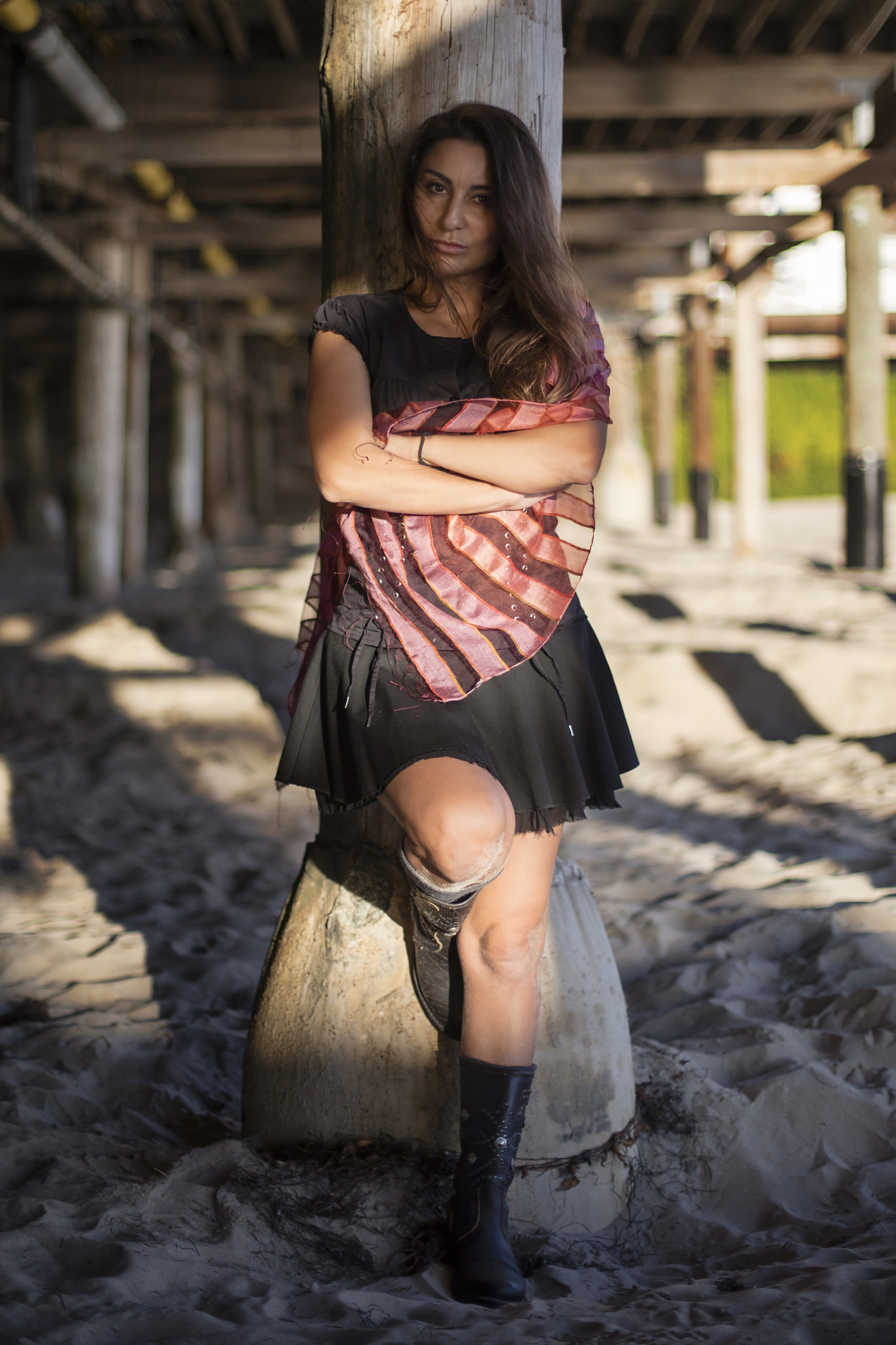 Canon EOS 5DS + Canon EF 50mm F1.4 USM sample photo. Oz under pier photography