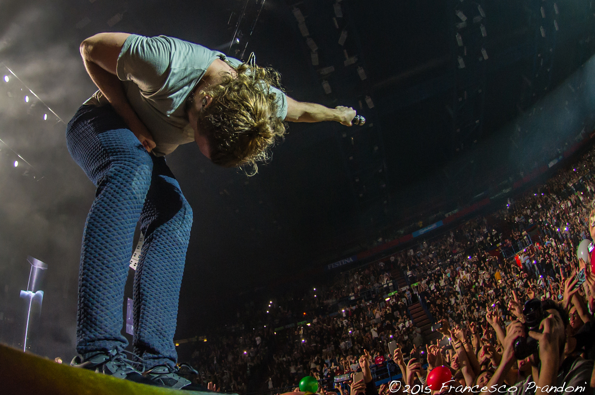 Nikon AF DX Fisheye-Nikkor 10.5mm F2.8G ED sample photo. Foto-concerto-imagine-dragons-milano-23-novembre-2015-prandoni photography