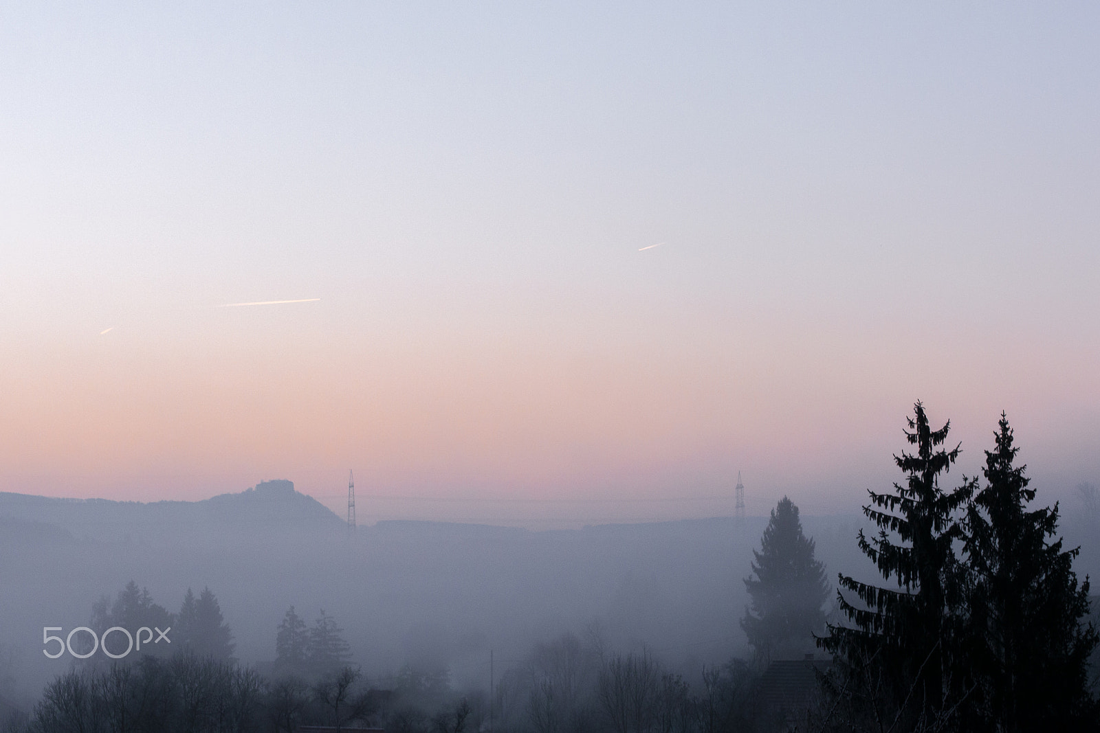 Panasonic Lumix DMC-G5 + Olympus M.Zuiko Digital 45mm F1.8 sample photo. Foggy hohenneuffen photography