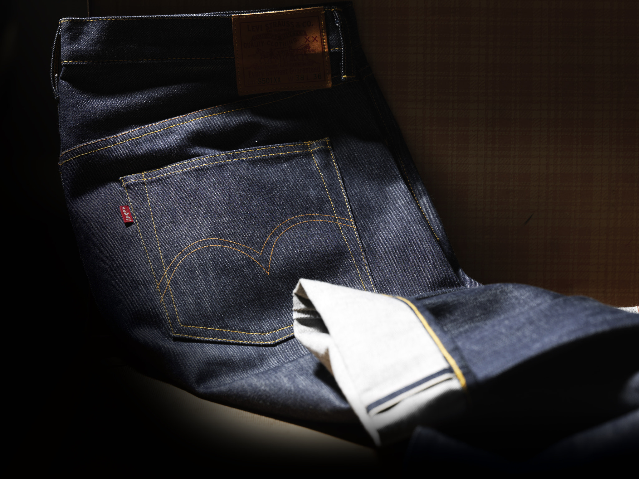 Hasselblad H5D-40 sample photo. Levis vintage clothing 501xx photography
