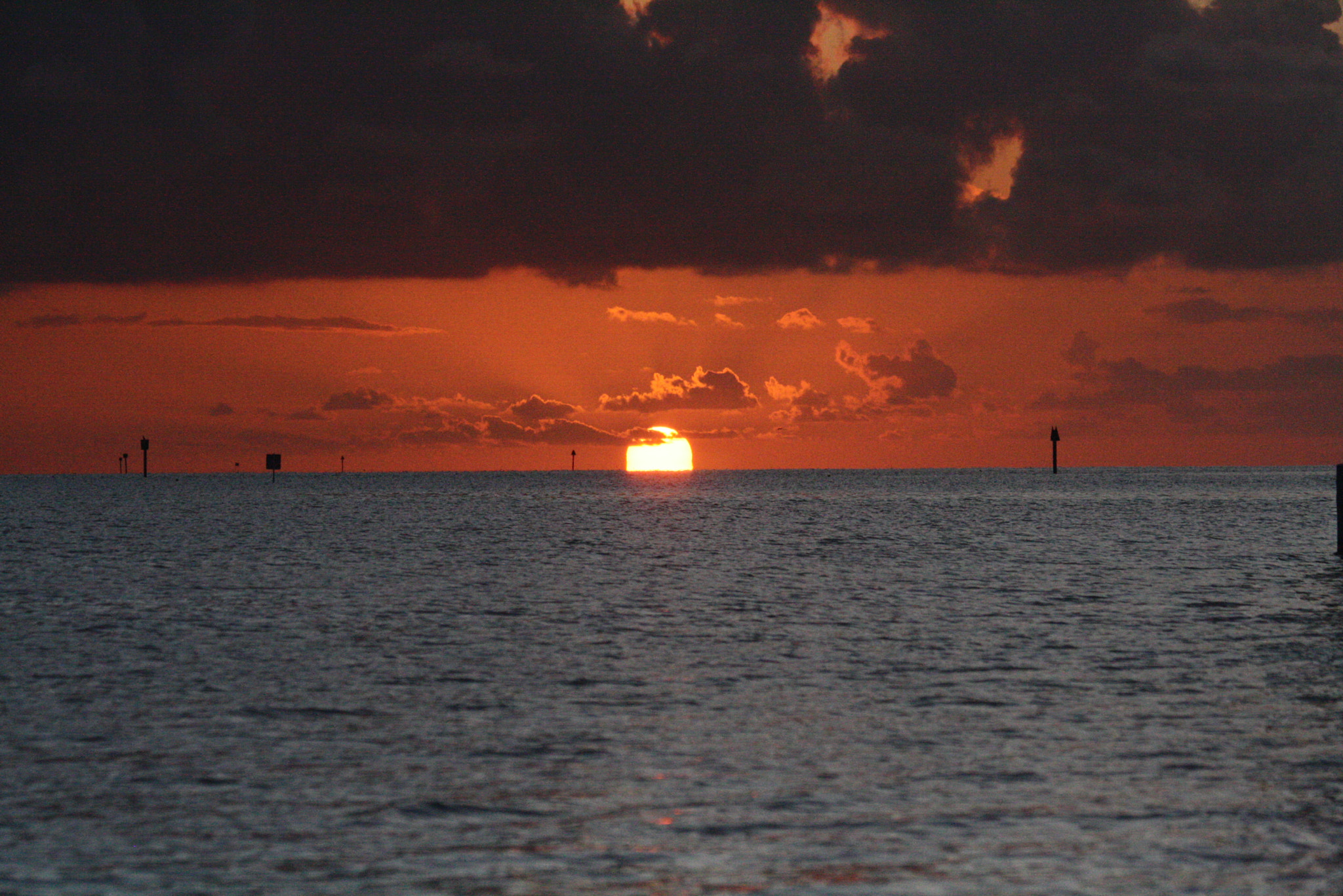 Canon EF 70-300mm F4-5.6 IS USM sample photo. Florida keys sunset  photography