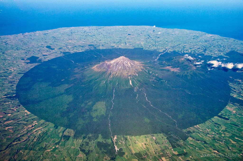 Sony SLT-A55 (SLT-A55V) sample photo. Egmont national park - aerial photography