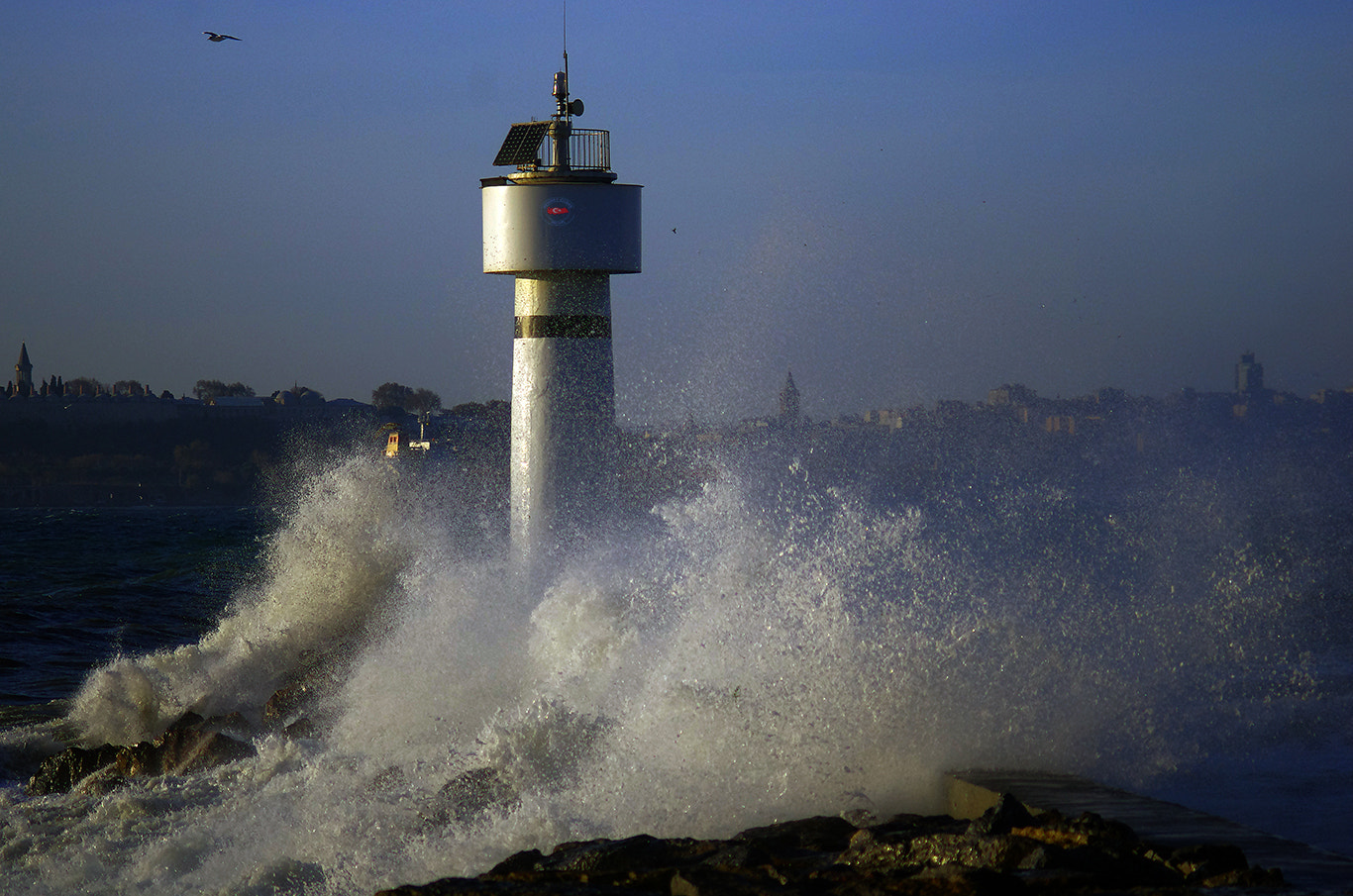 Pentax K-5 + smc PENTAX-FA 100-300mm F4.7-5.8 sample photo. Hurricane in istanbul photography