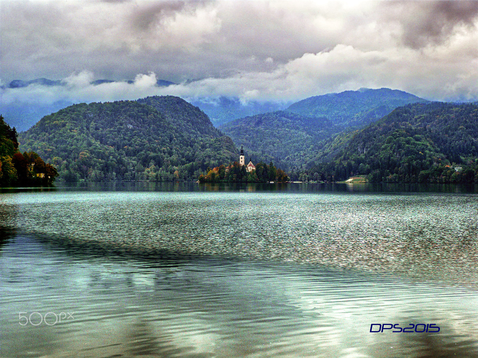 Panasonic DMC-FX100 sample photo. Bled lake - slovenia - autumn colors photography