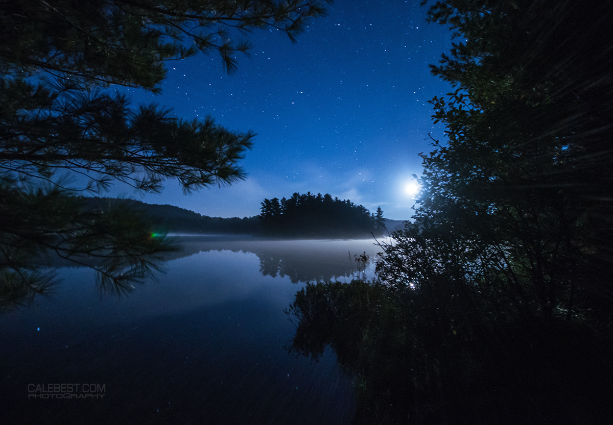 Sony Alpha DSLR-A580 sample photo. Mew lake moonset 2 photography