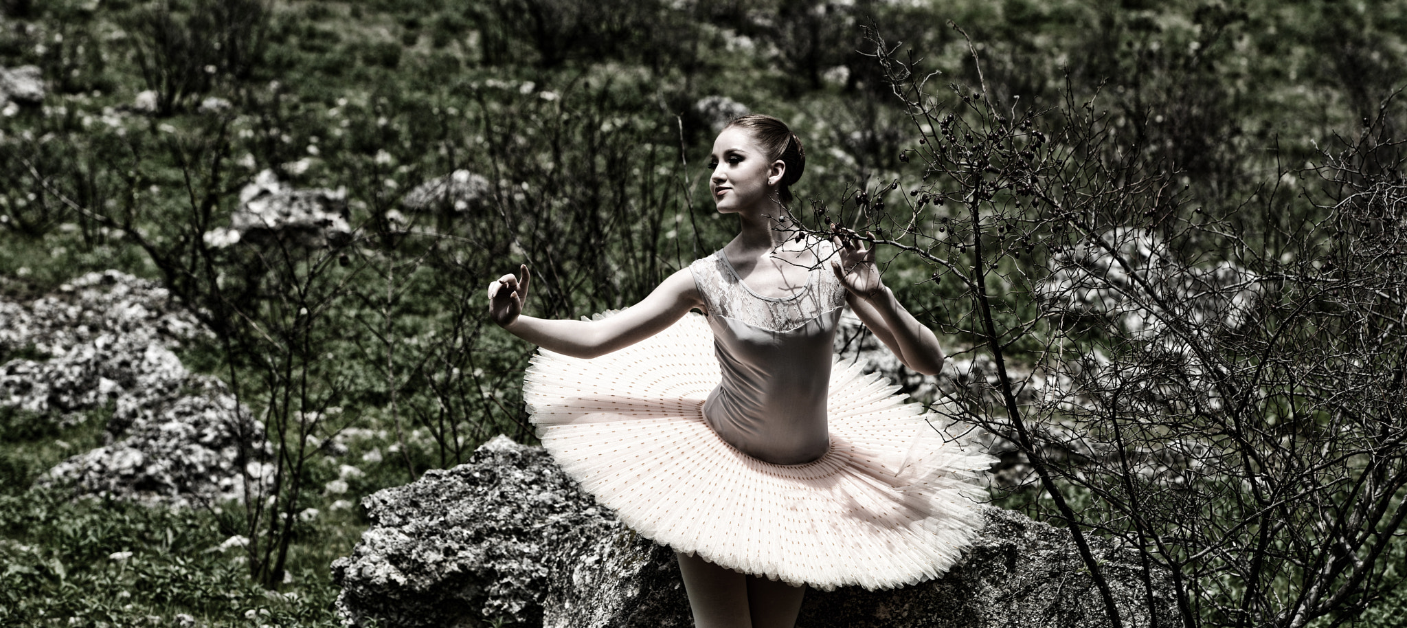 AF Nikkor 50mm f/1.8 N + 1.4x sample photo. Ballet photography