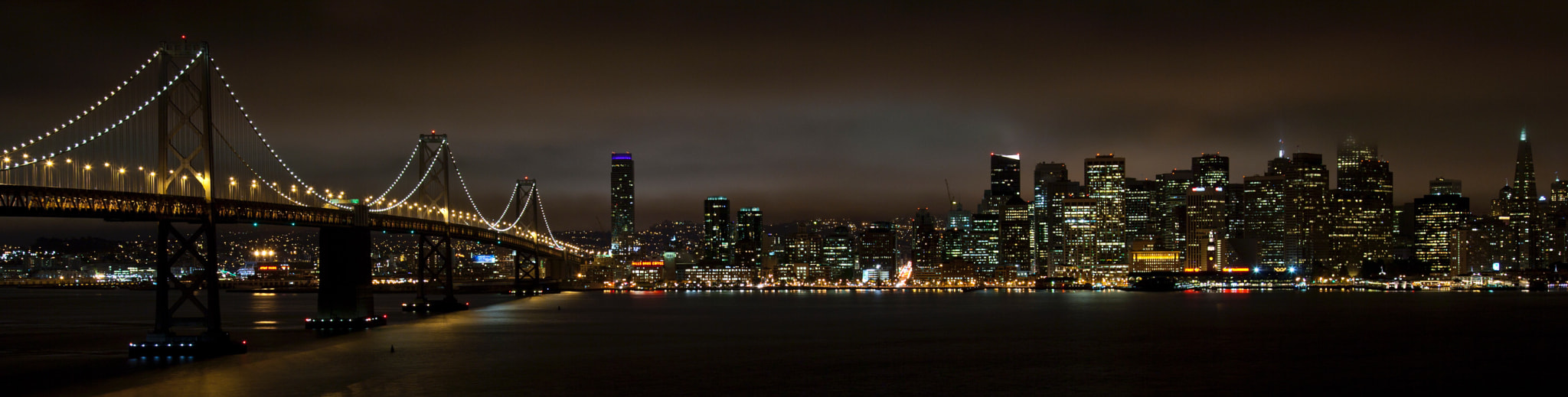 Skyline of San Francisco, Bay Bridge