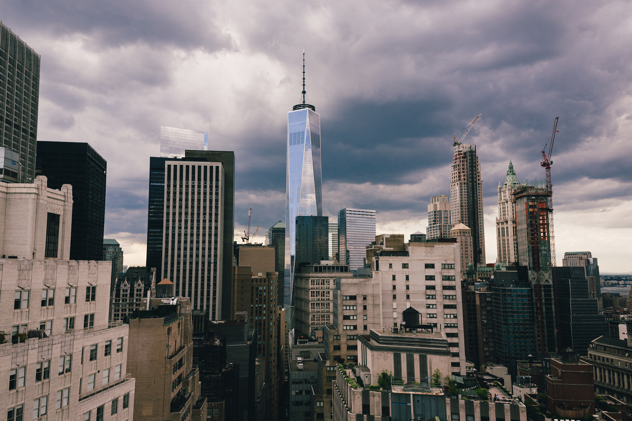 Canon EOS 5D + Canon EF 28mm F1.8 USM sample photo. One world trade photography
