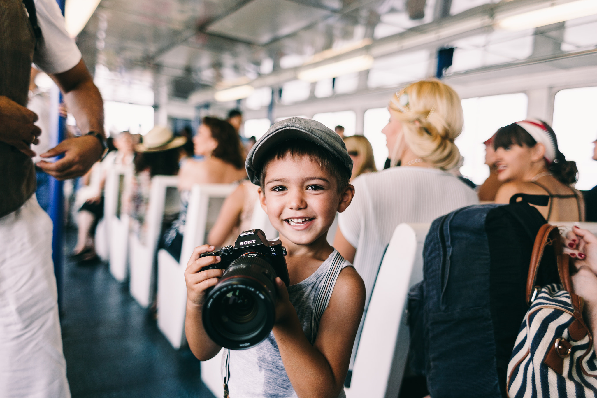 Canon EOS 5D + Canon EF 28mm F1.8 USM sample photo. Ferry portrait photography
