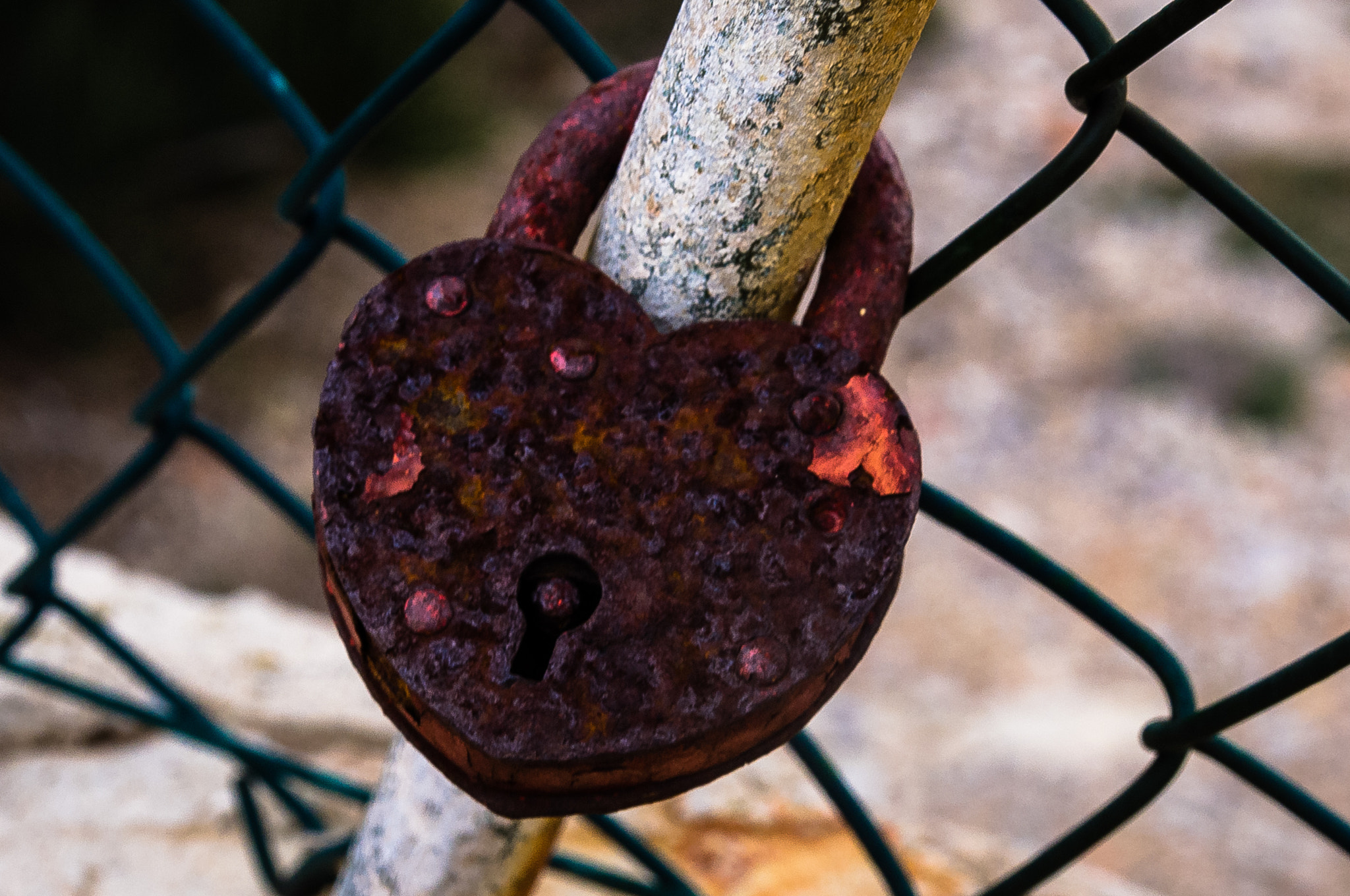 Pentax K-r sample photo. Corazón oxidado photography
