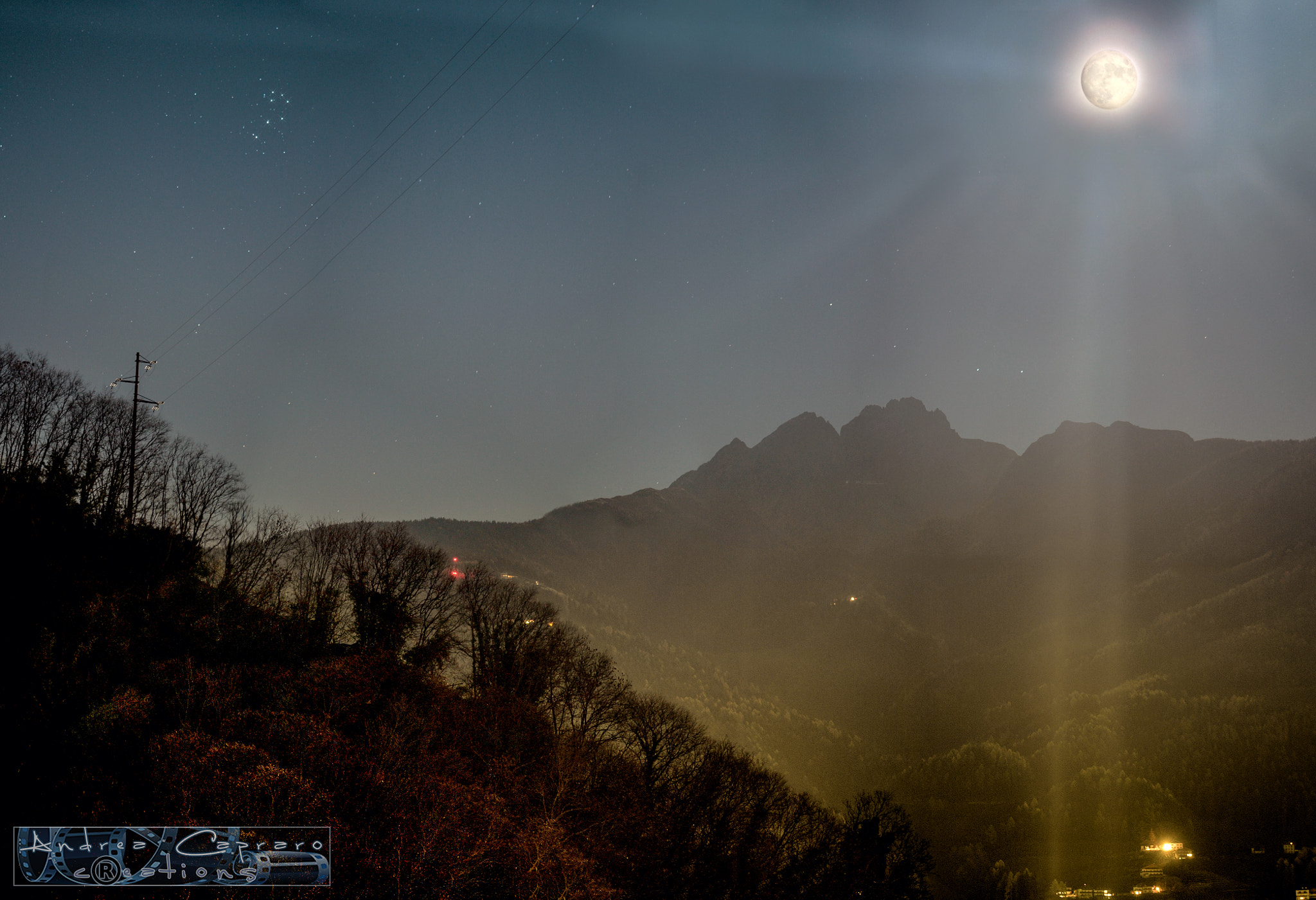 Sigma 105mm F2.8 EX DG OS HSM sample photo. Pleiades and last gibbon crescent. photography