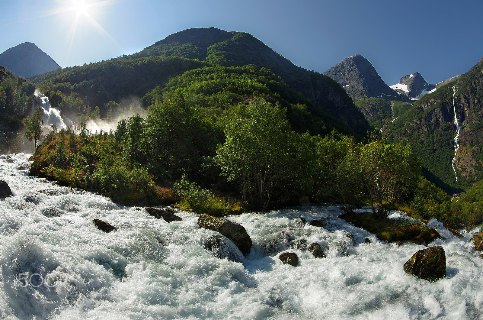 Pentax K-5 sample photo. Kleivafossen, norway photography