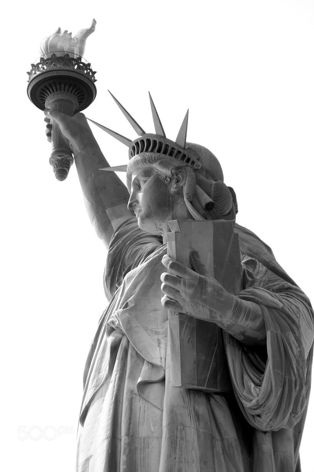 Canon EOS 450D (EOS Rebel XSi / EOS Kiss X2) sample photo. Lady liberty b&w photography