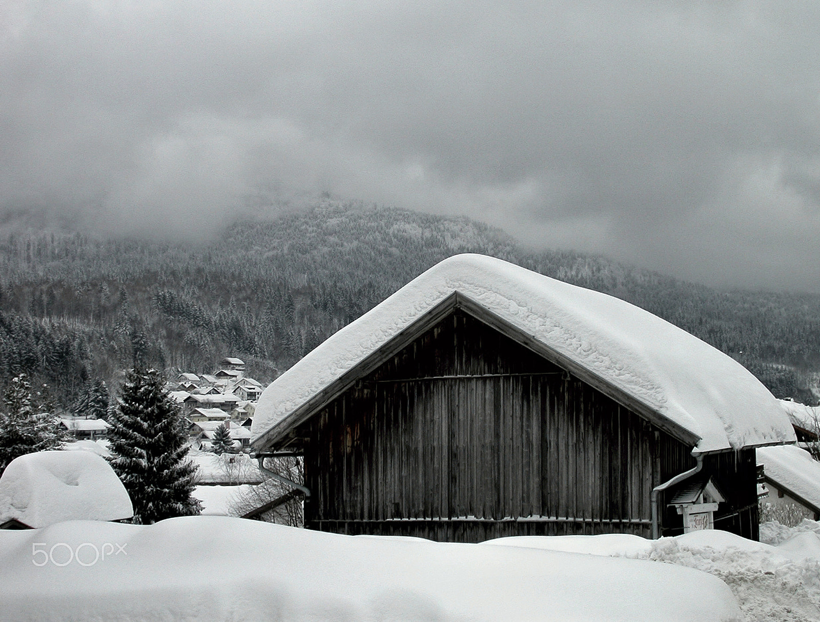 Nikon E4500 sample photo. Winter in bodenmais photography