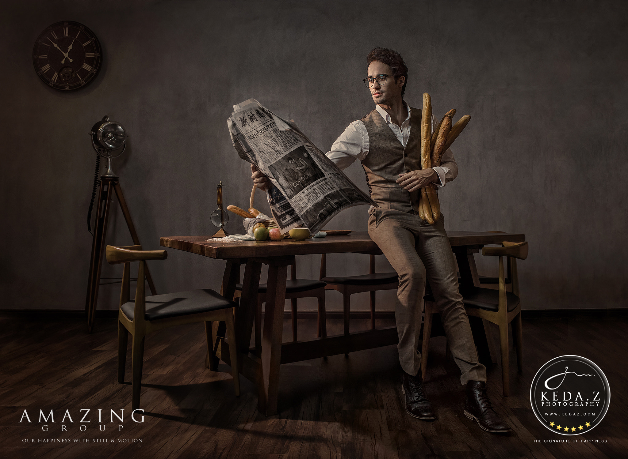 Phase One IQ250 sample photo. The bread chef photography