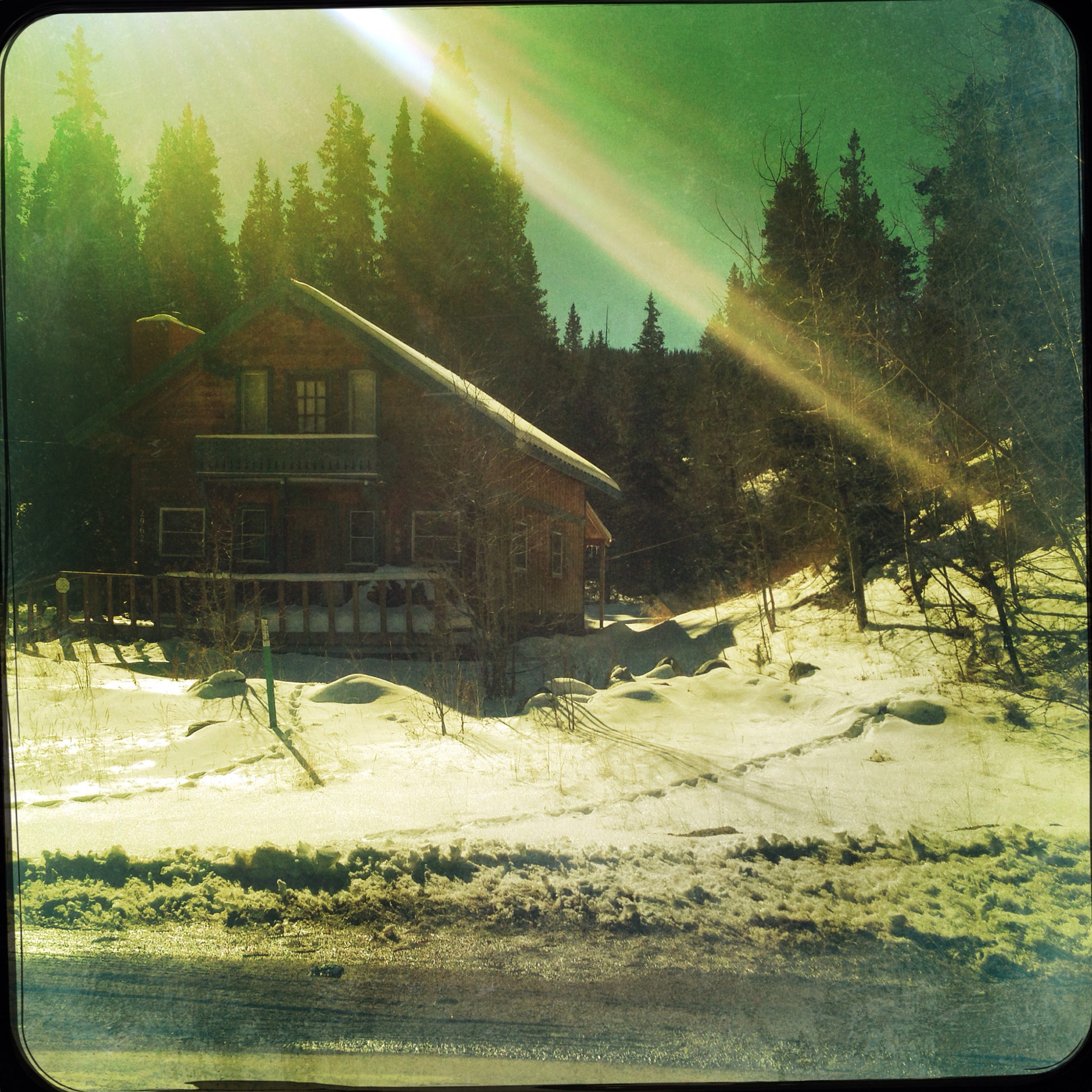 Hipstamatic 303 sample photo. On the way to breck photography