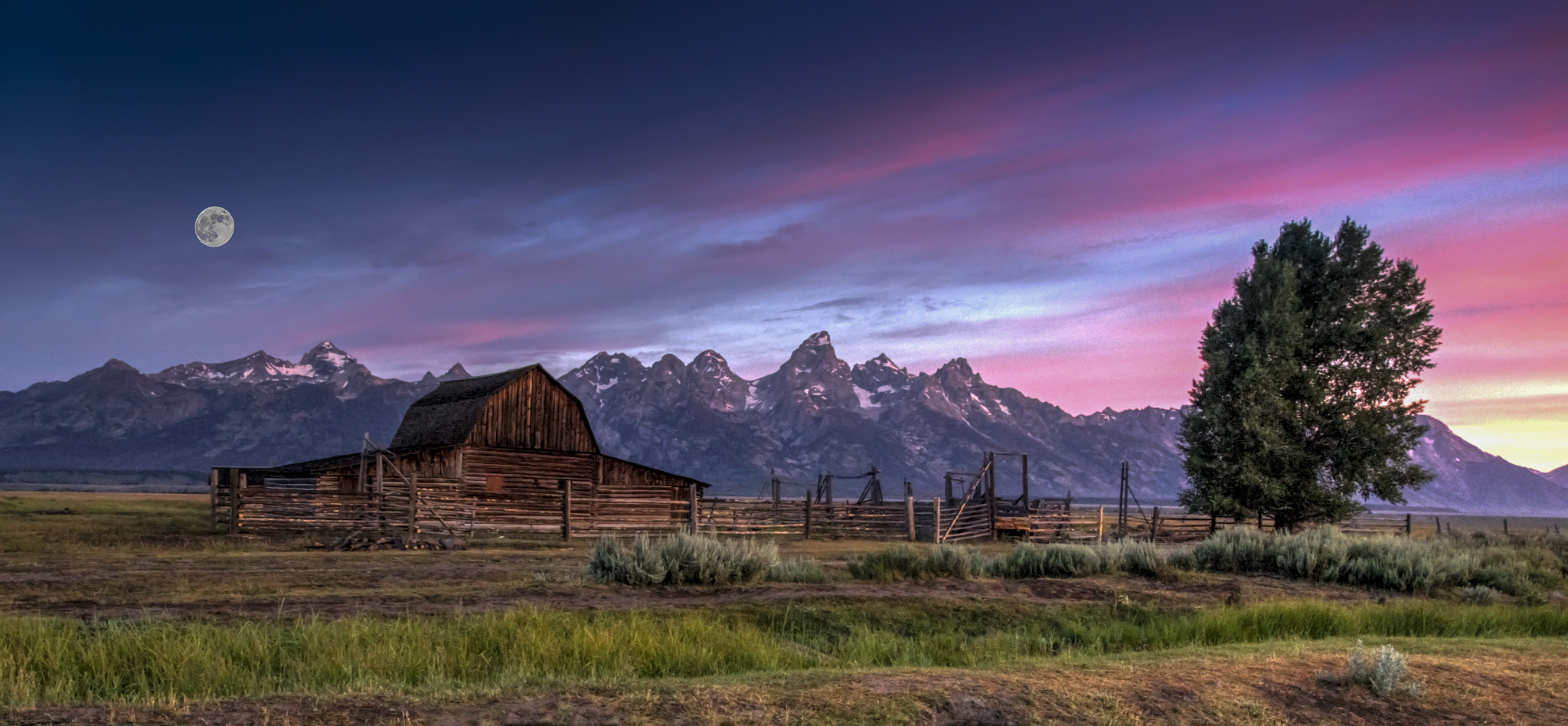 Sony SLT-A57 + Sony DT 11-18mm F4.5-5.6 sample photo. Teton sunrise photography