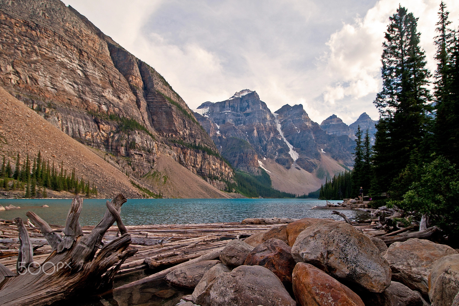 Canon EF-S 10-18mm F4.5–5.6 IS STM sample photo. A different view on morraine lake photography