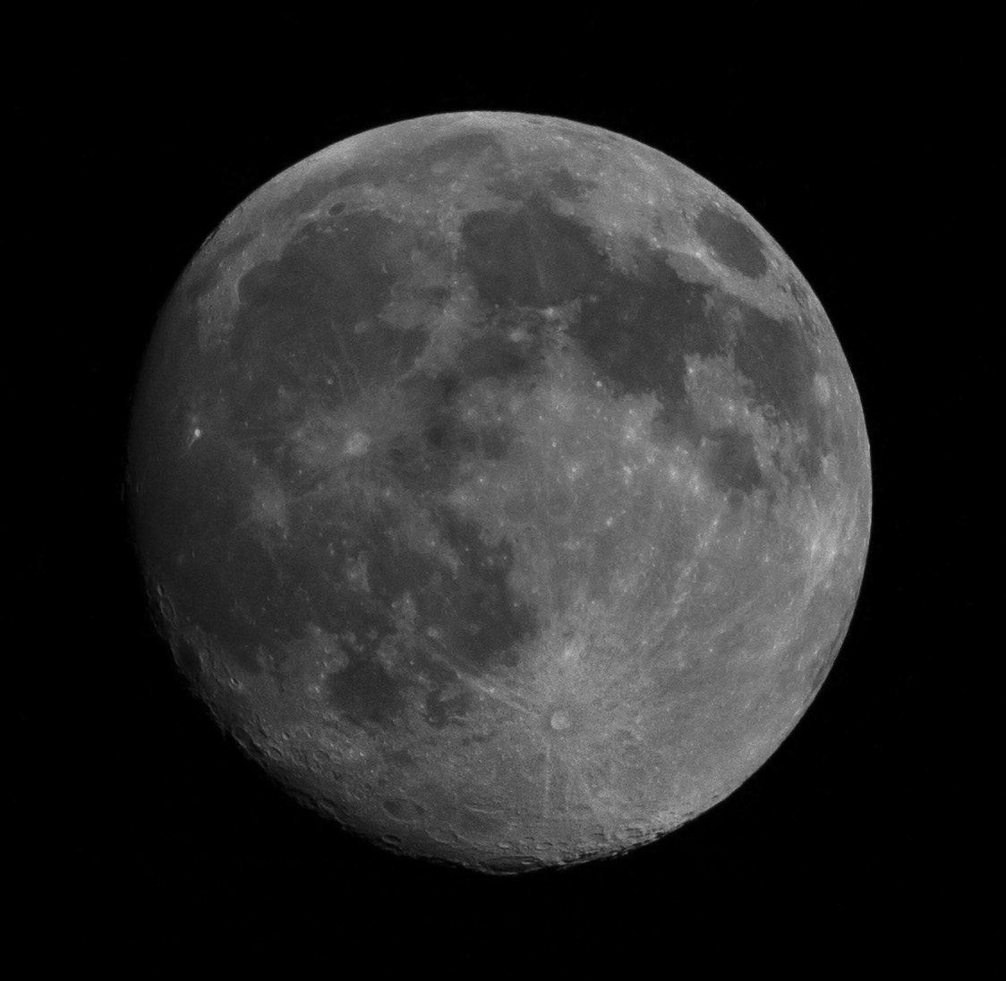 Canon EOS 60D + Canon EF 400mm F5.6L USM sample photo. Moon photography
