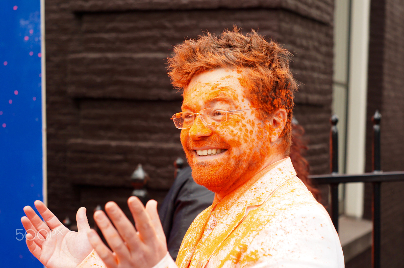 Sony SLT-A55 (SLT-A55V) + Minolta AF 50mm F1.7 sample photo. King's day in amsterdam photography