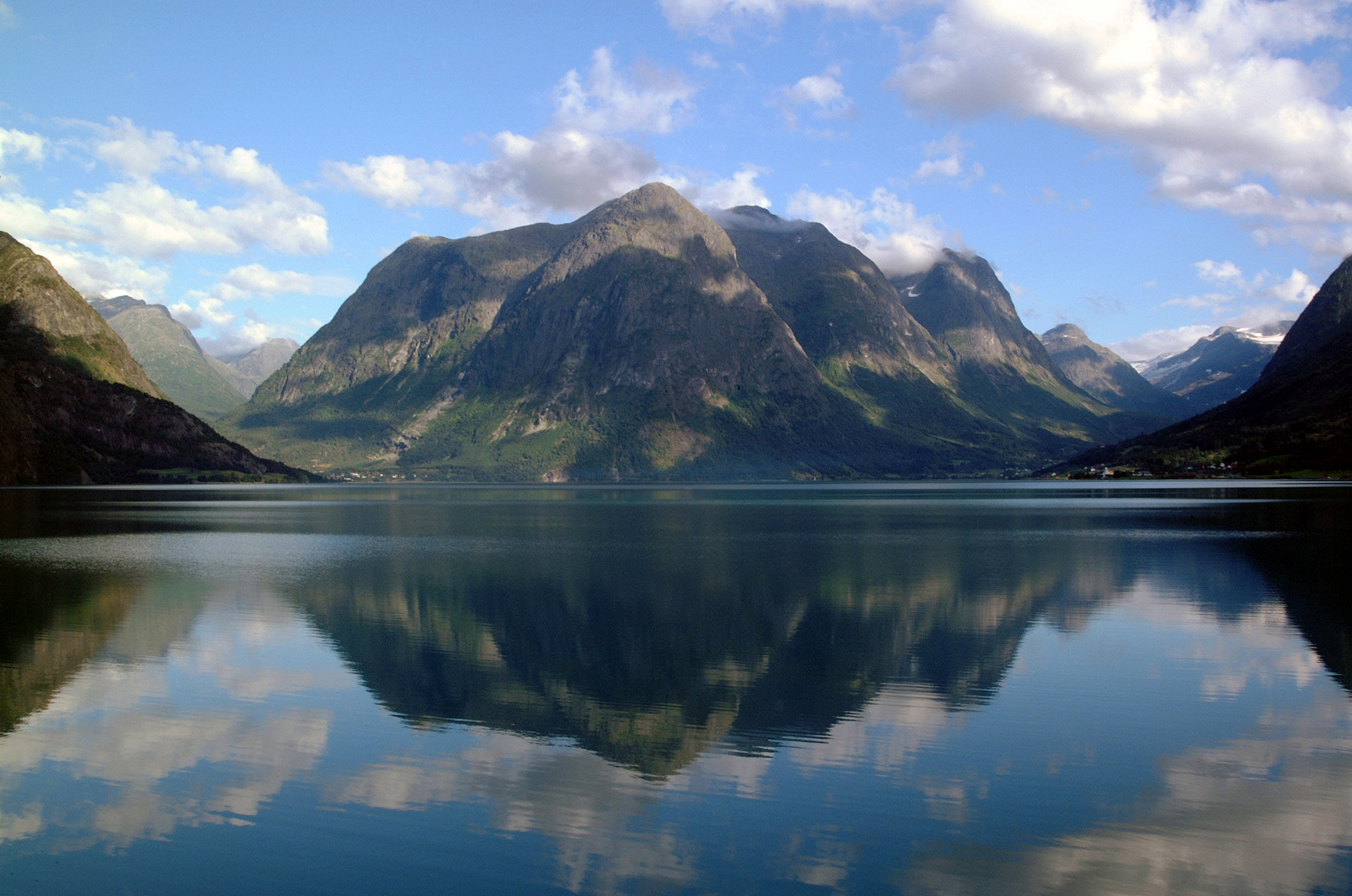 Fujifilm FinePix S1 Pro sample photo. Mountain and fjord, norway photography