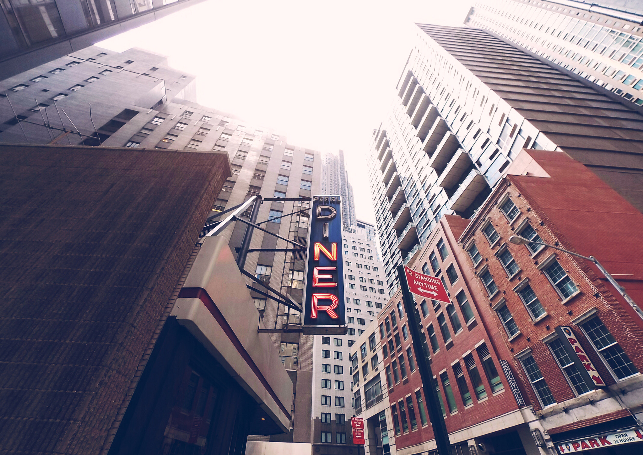 HTC RE sample photo. Diner in fidi photography