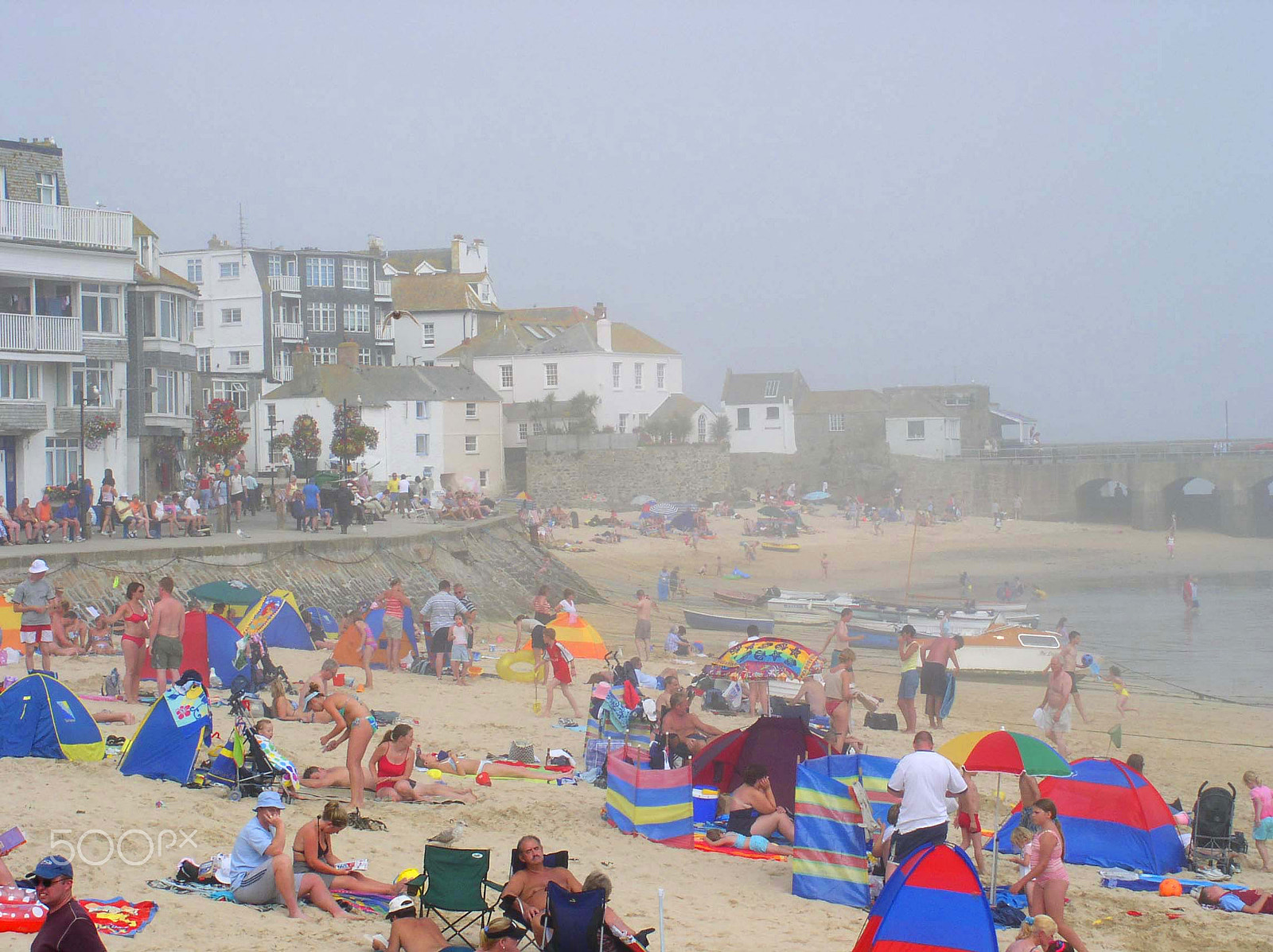 Olympus C4100Z,C4000Z sample photo. Misty beach, cornwall 2 photography