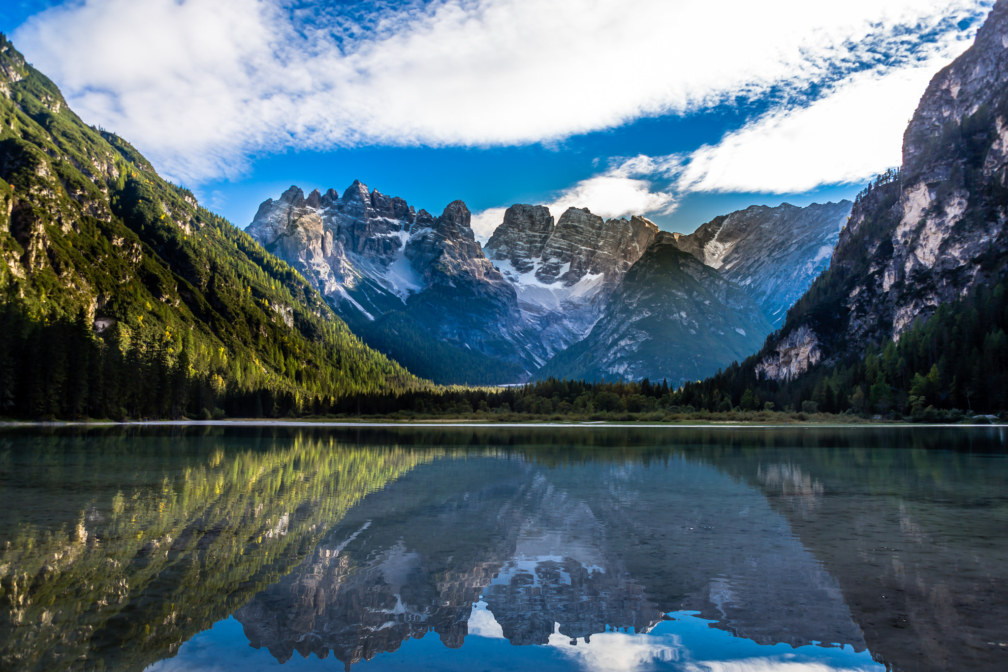 Canon EF 28-200mm F3.5-5.6 USM sample photo. Lago di landro dolomiti photography