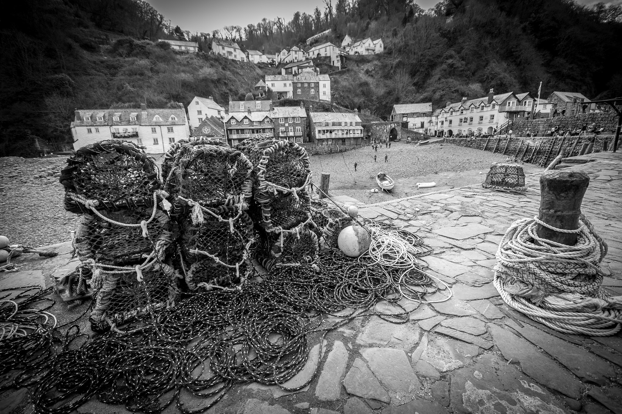 Canon EOS-1D Mark IV + Sigma 10-20mm F4-5.6 EX DC HSM sample photo. Lobster pots photography