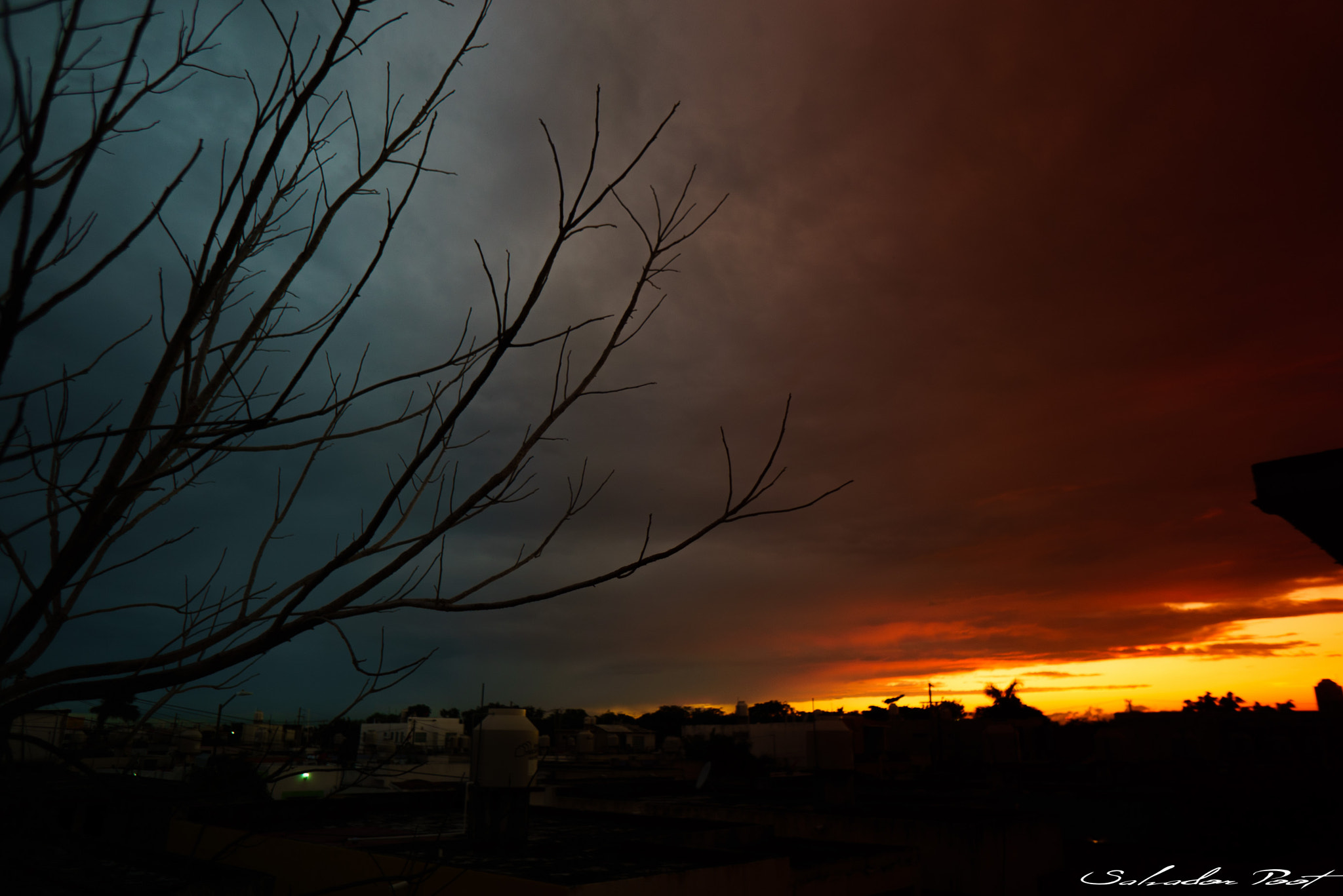 Sony a7S + Sony E 16mm F2.8 sample photo. Sunset chetumal photography