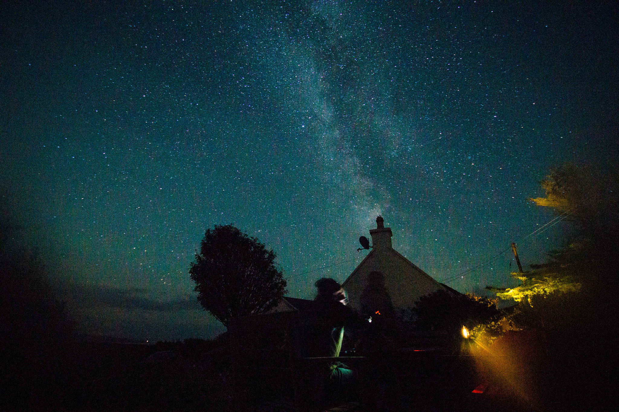 Sony SLT-A65 (SLT-A65V) + Sigma 10-20mm F3.5 EX DC HSM sample photo. Milky way smoke photography