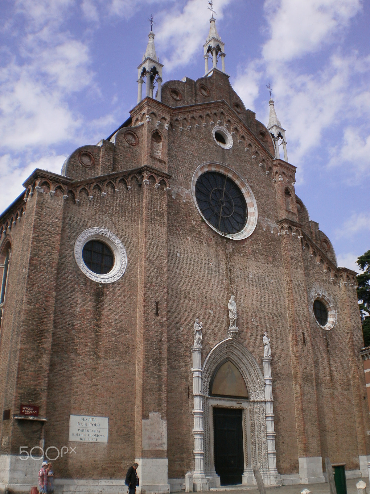 Olympus T10,X27 sample photo. Frari church photography