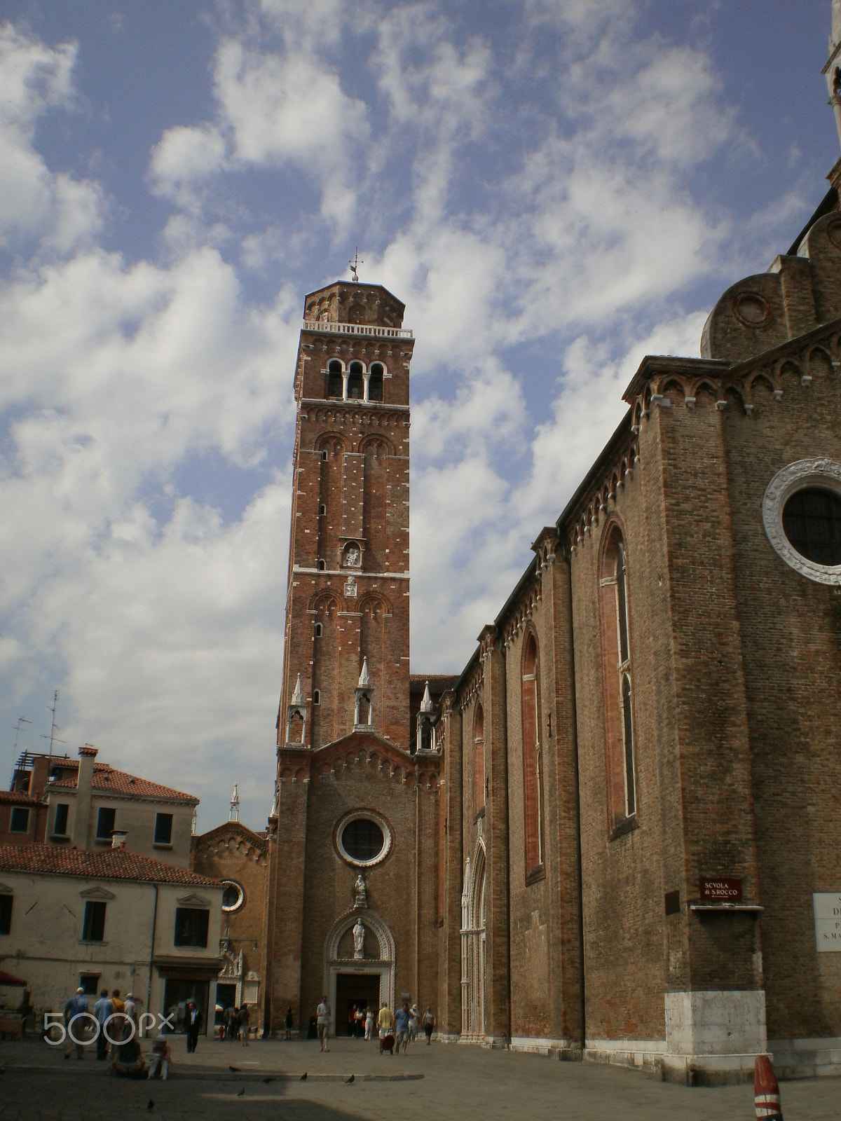 Olympus T10,X27 sample photo. Frari church tower photography
